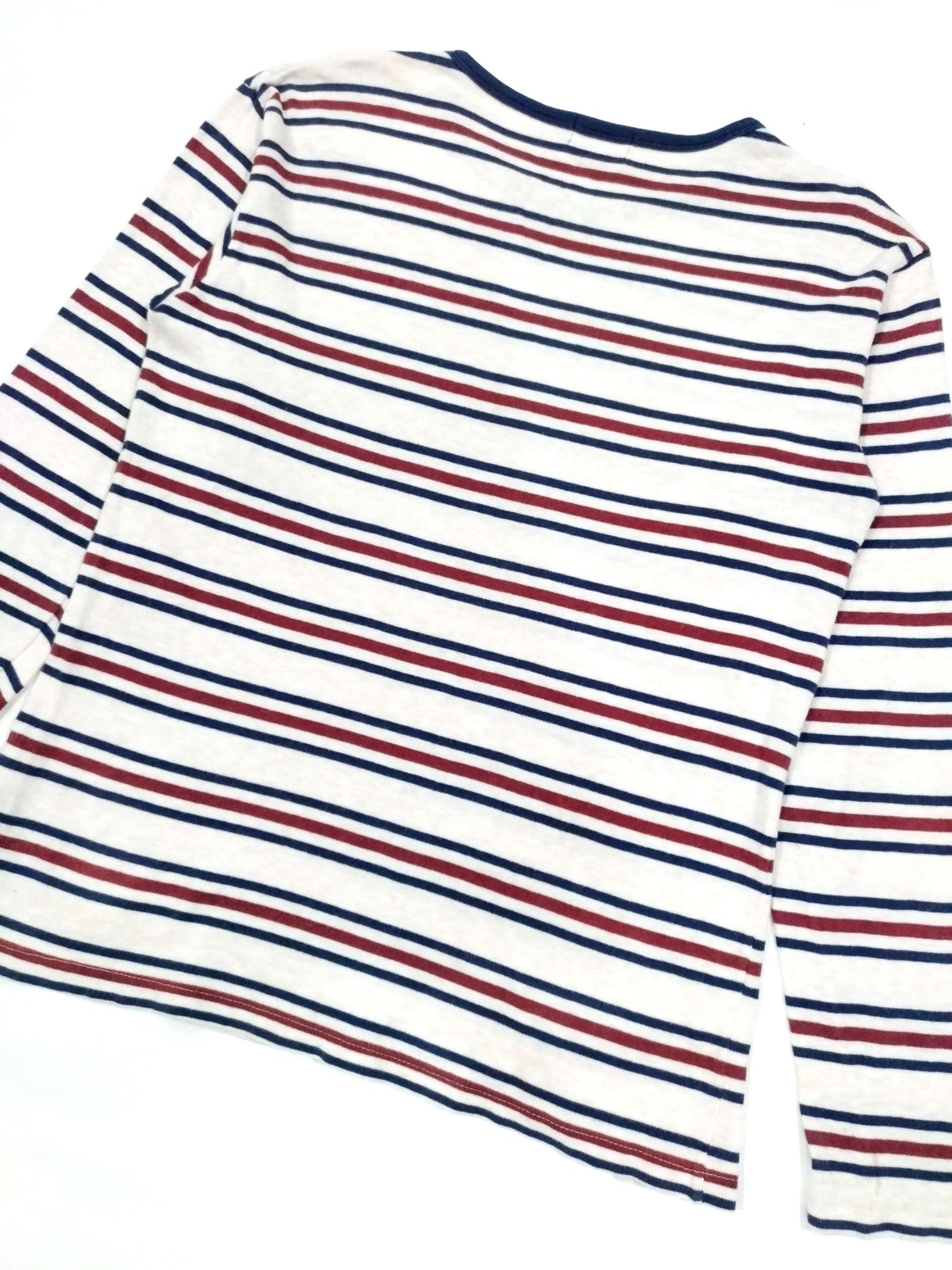 Designer × Japanese Brand RARE! FELISSIMO MINI SAILOR STRIPES L.SLEEVE T-SHIRT Size US M / EU 48-50 / 2 - 7 Thumbnail