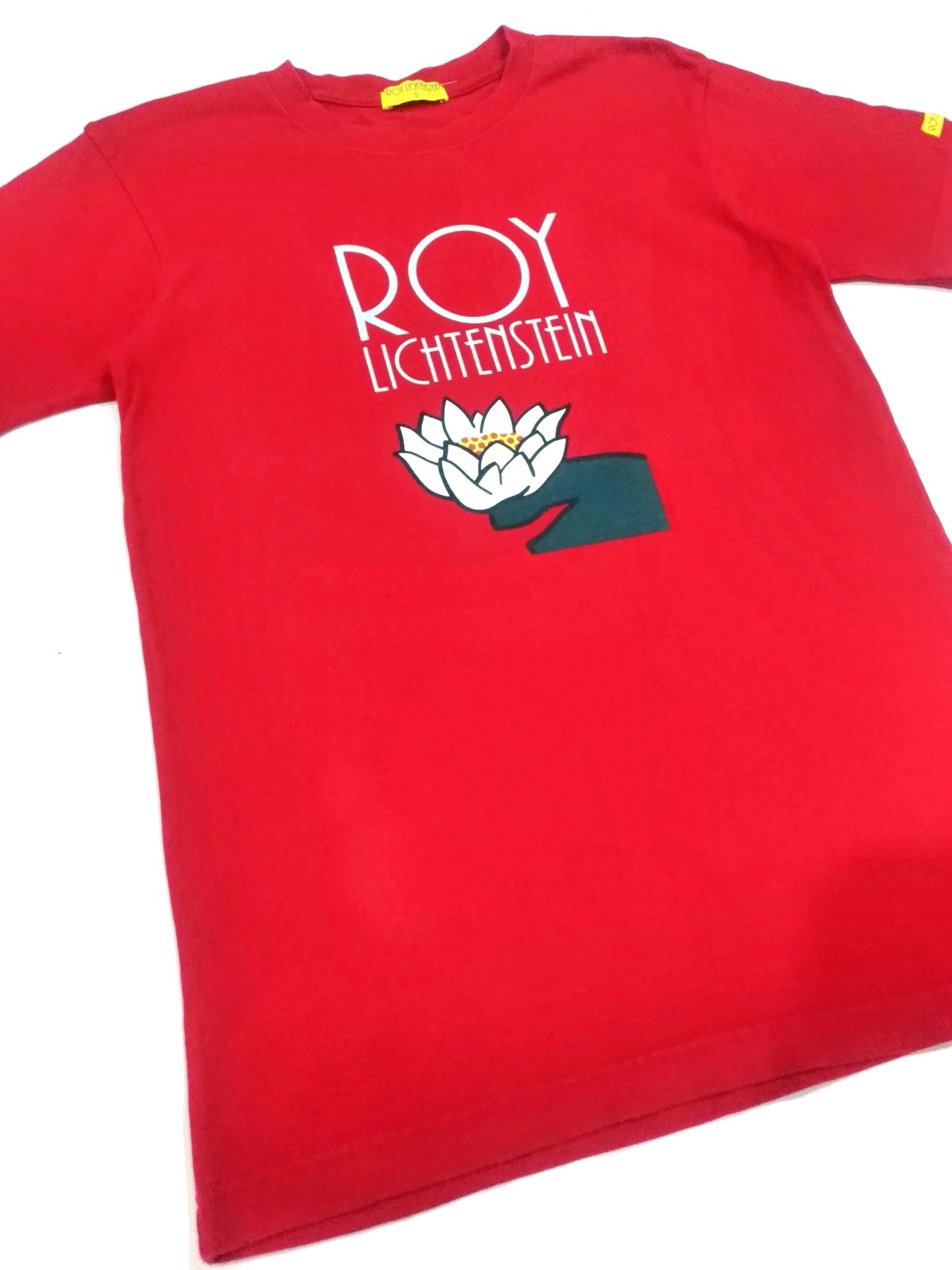 Designer RARE! VTG ROY LICHTENSTEIN POP ART T-SHIRT Size US S / EU 44-46 / 1 - 5 Thumbnail