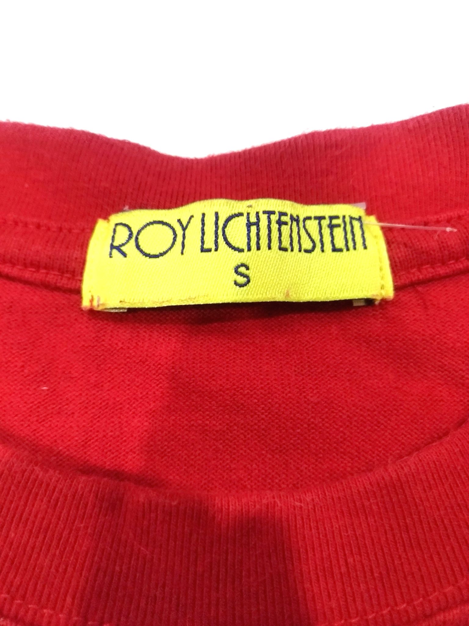 Designer RARE! VTG ROY LICHTENSTEIN POP ART T-SHIRT Size US S / EU 44-46 / 1 - 3 Thumbnail