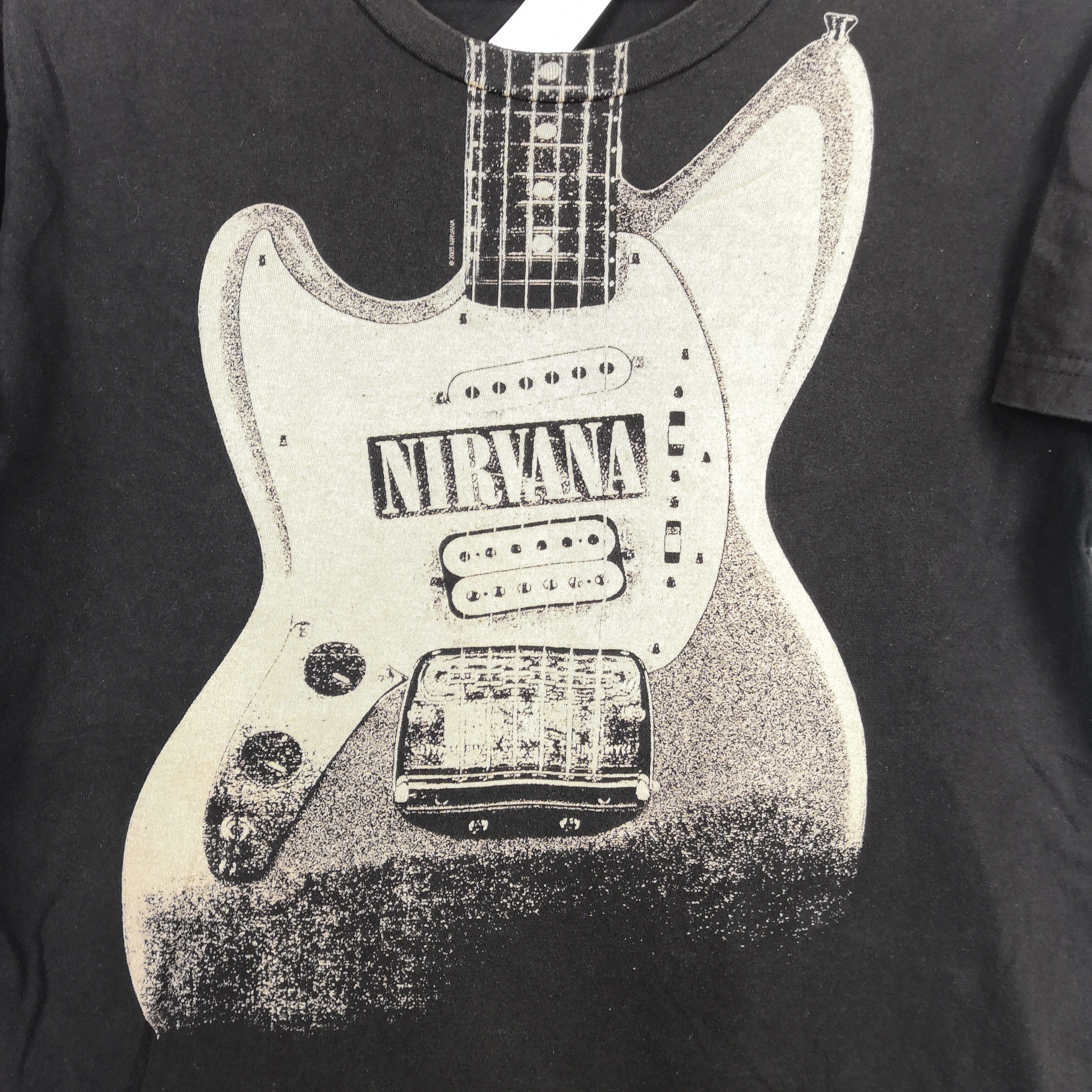 Band Tees × Vintage Vintage Nirvana T Shirt Kurt Cobain Grunge Band Tees Size US M / EU 48-50 / 2 - 3 Thumbnail