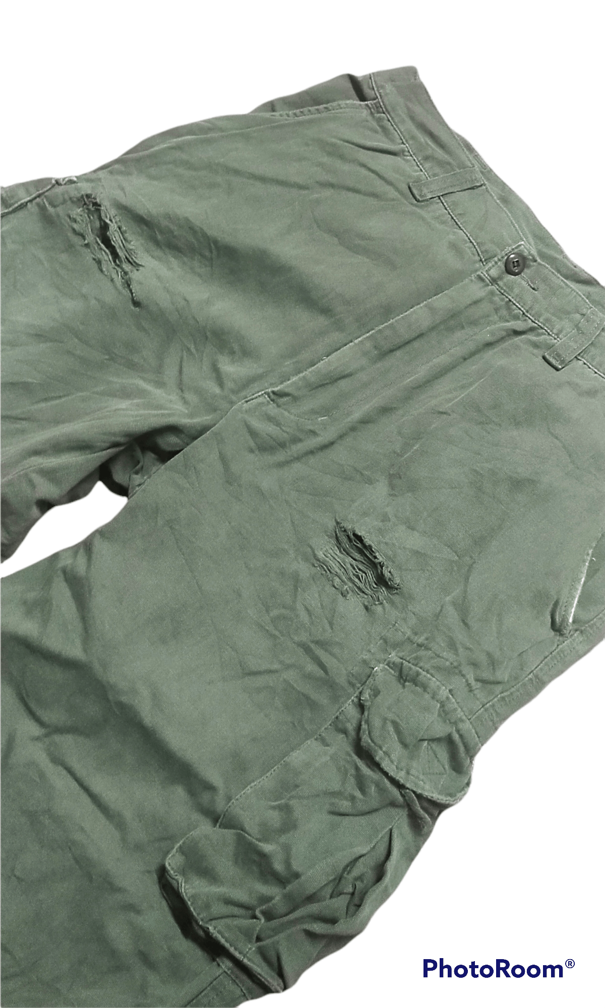 Edwin Final Drop Vintage Edwin Distressed Cargo Pant Size US 33 - 7 Thumbnail