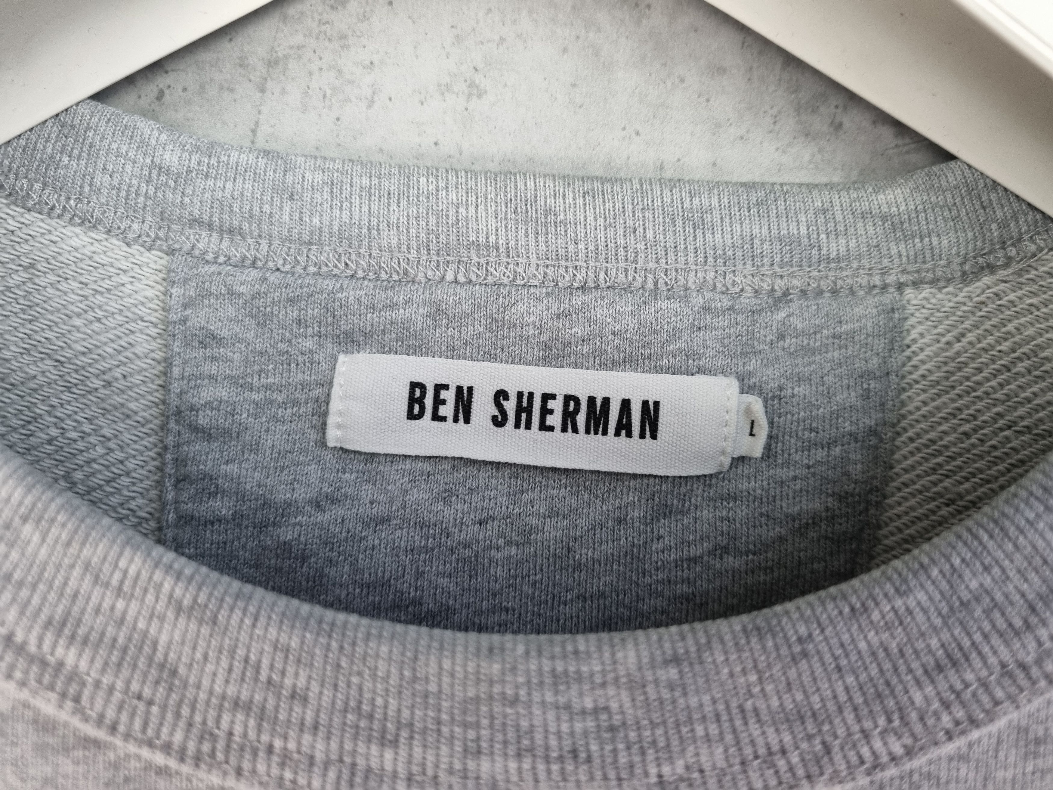 Ben Sherman Ben Sherman Crew neck Big logo Sweatshirt Size US L / EU 52-54 / 3 - 9 Thumbnail