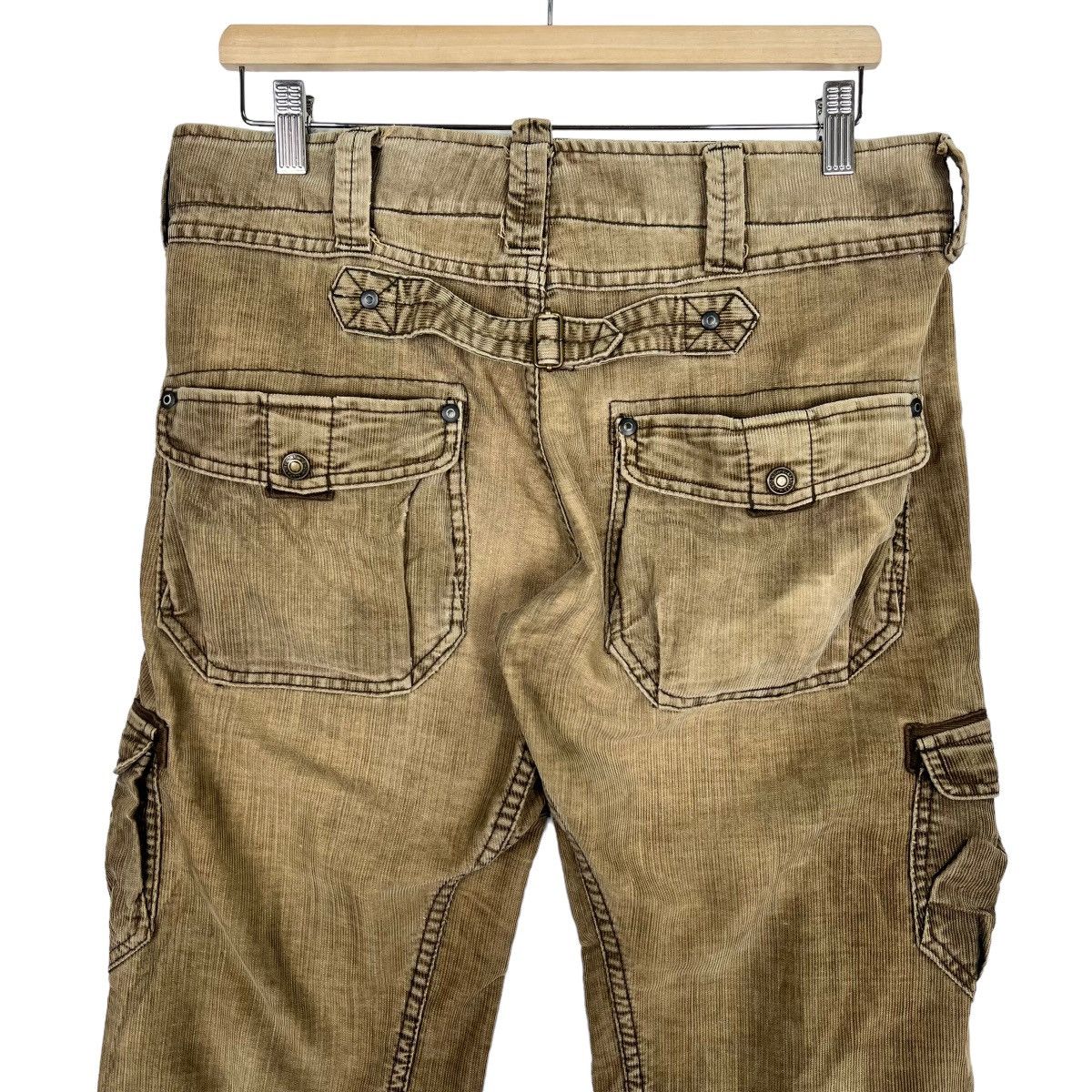 If Six Was Nine 🔥 BACK NUMBER CORDUROY CARGO MULTI POCKET Size US 33 - 13 Thumbnail