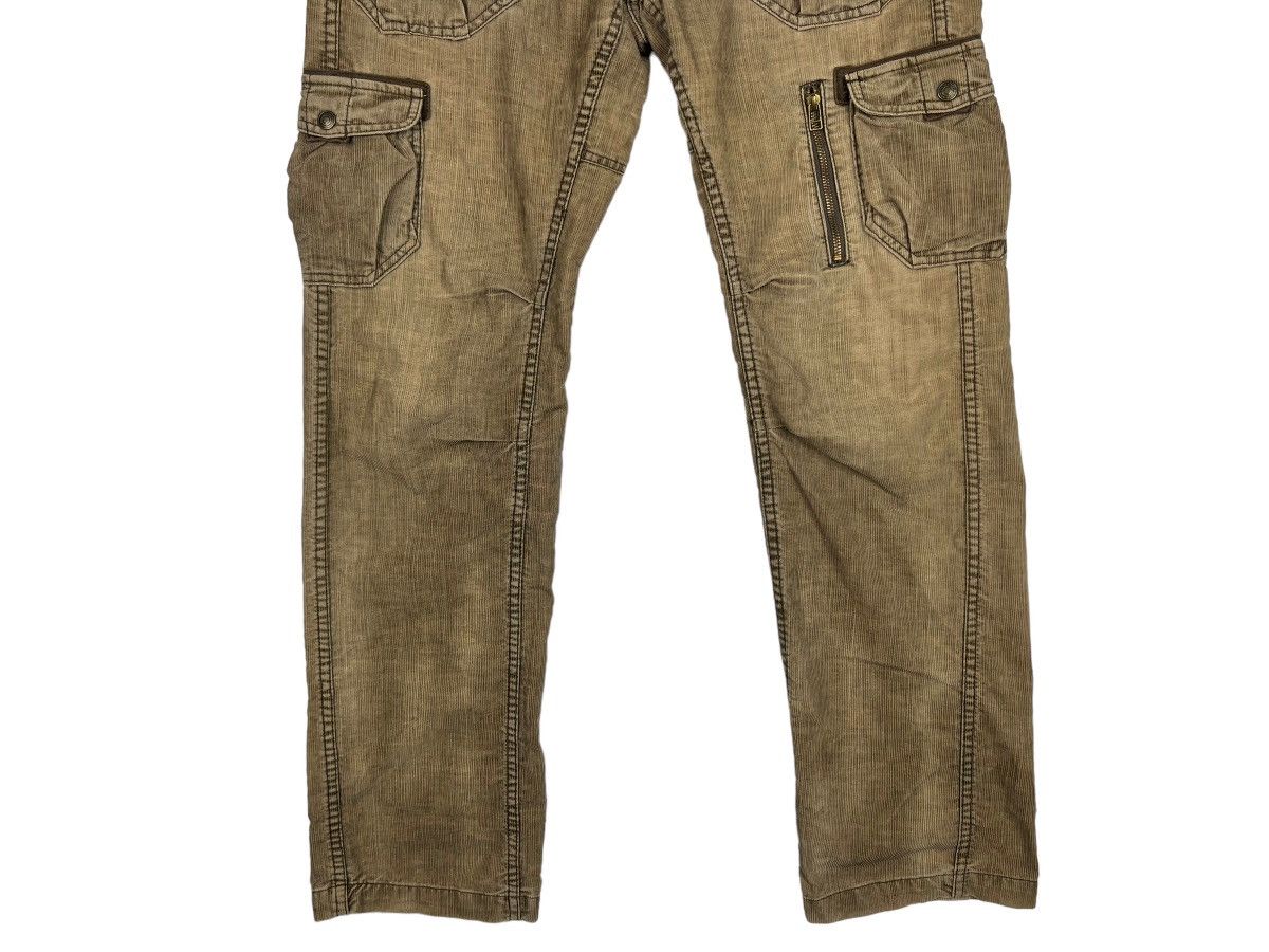 If Six Was Nine 🔥 BACK NUMBER CORDUROY CARGO MULTI POCKET Size US 33 - 4 Thumbnail