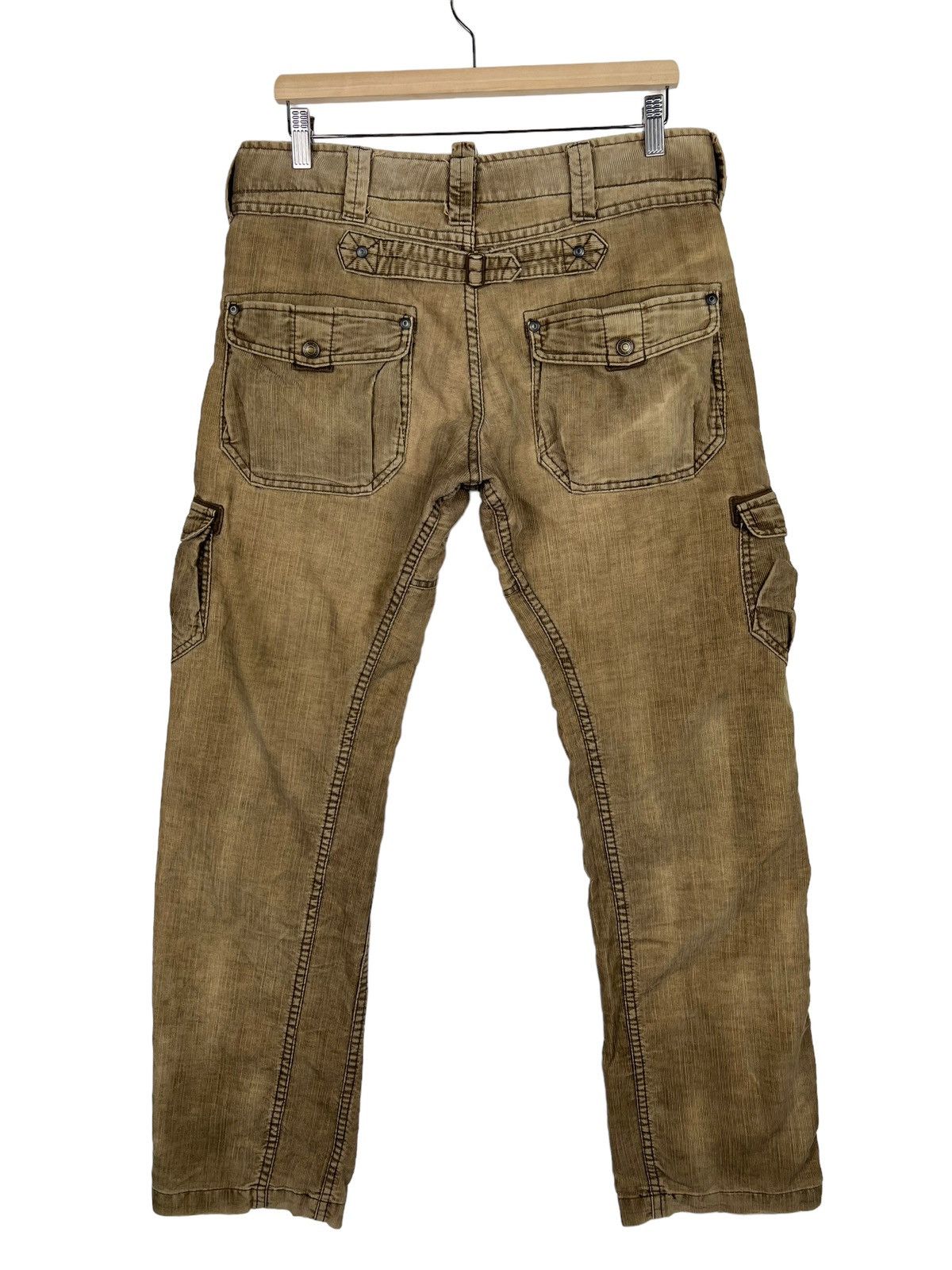 If Six Was Nine 🔥 BACK NUMBER CORDUROY CARGO MULTI POCKET Size US 33 - 2 Thumbnail