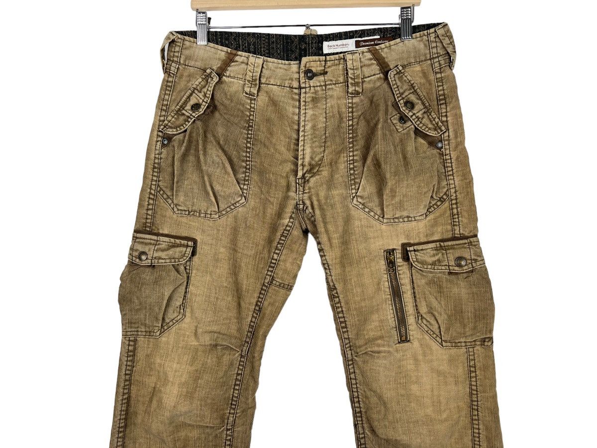 If Six Was Nine 🔥 BACK NUMBER CORDUROY CARGO MULTI POCKET Size US 33 - 5 Thumbnail