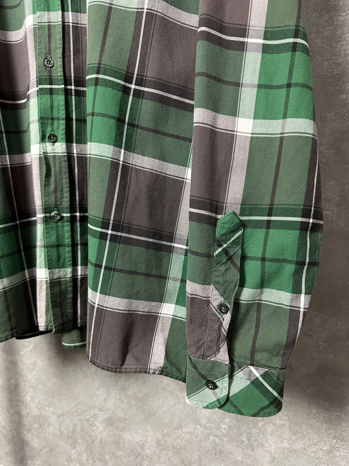 Lacoste × Vintage Lacoste Sport Vintage Check Long Sleeve Logo Shirt Size US L / EU 52-54 / 3 - 5 Thumbnail