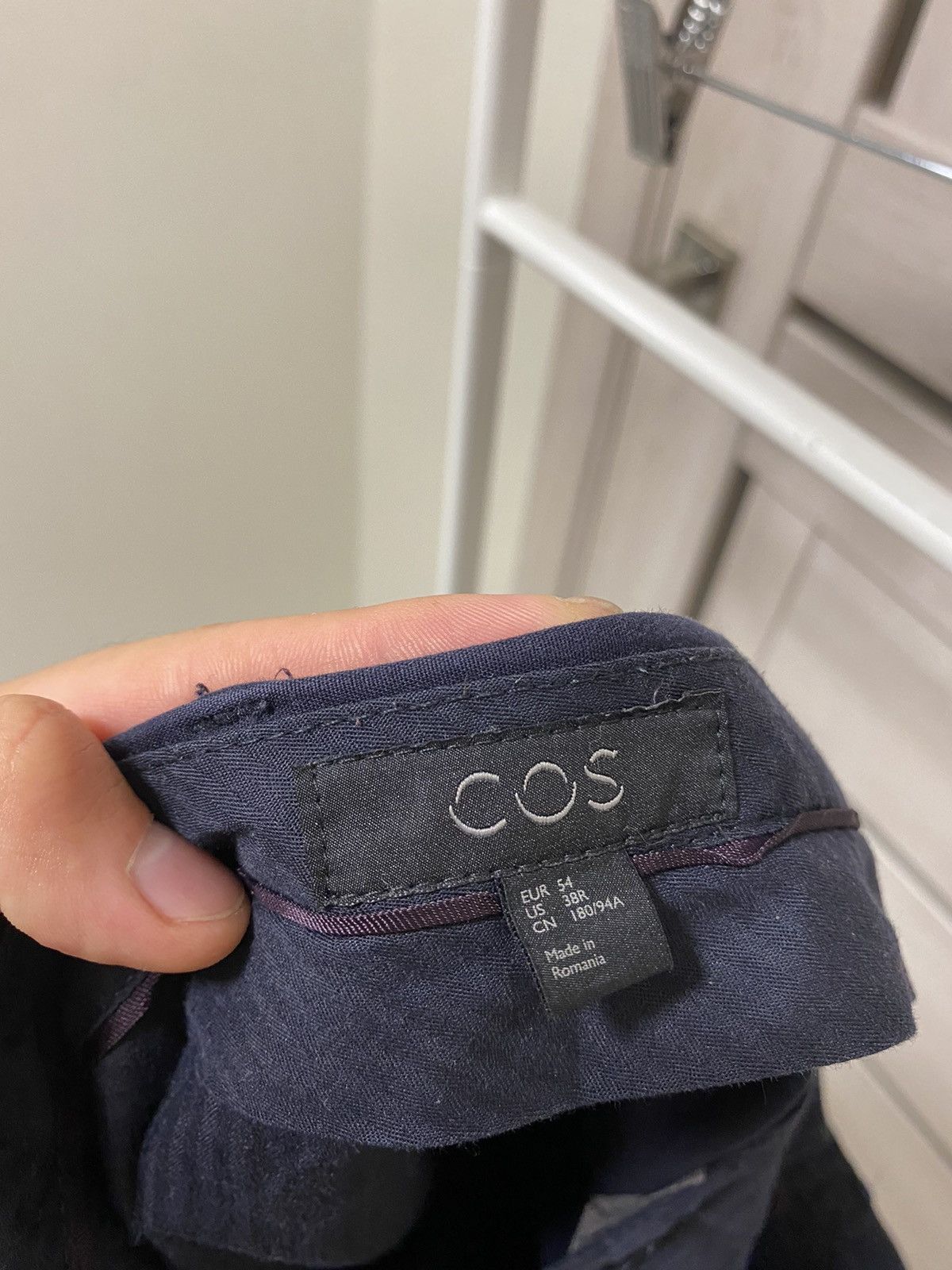 Cos Cos Navy Zip Pocket Joggers Pants Size US 34 / EU 50 - 9 Thumbnail