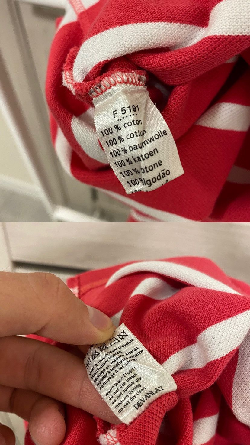 Lacoste Lacoste Vintage 90’s Stripped White/Pink Cotton Long Sleeve Size US M / EU 48-50 / 2 - 10 Thumbnail