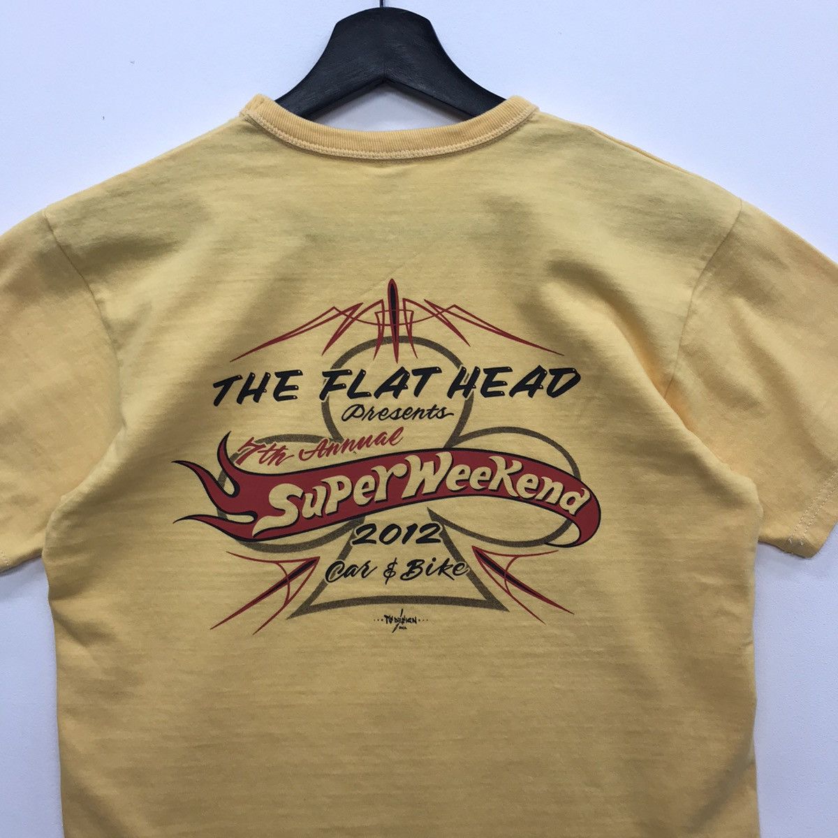 Japanese Brand × The Flat Head Rare!! The FLAT HEAD 7th Annual Super Weekend Tee 2012 Size US XS / EU 42 / 0 - 7 Thumbnail