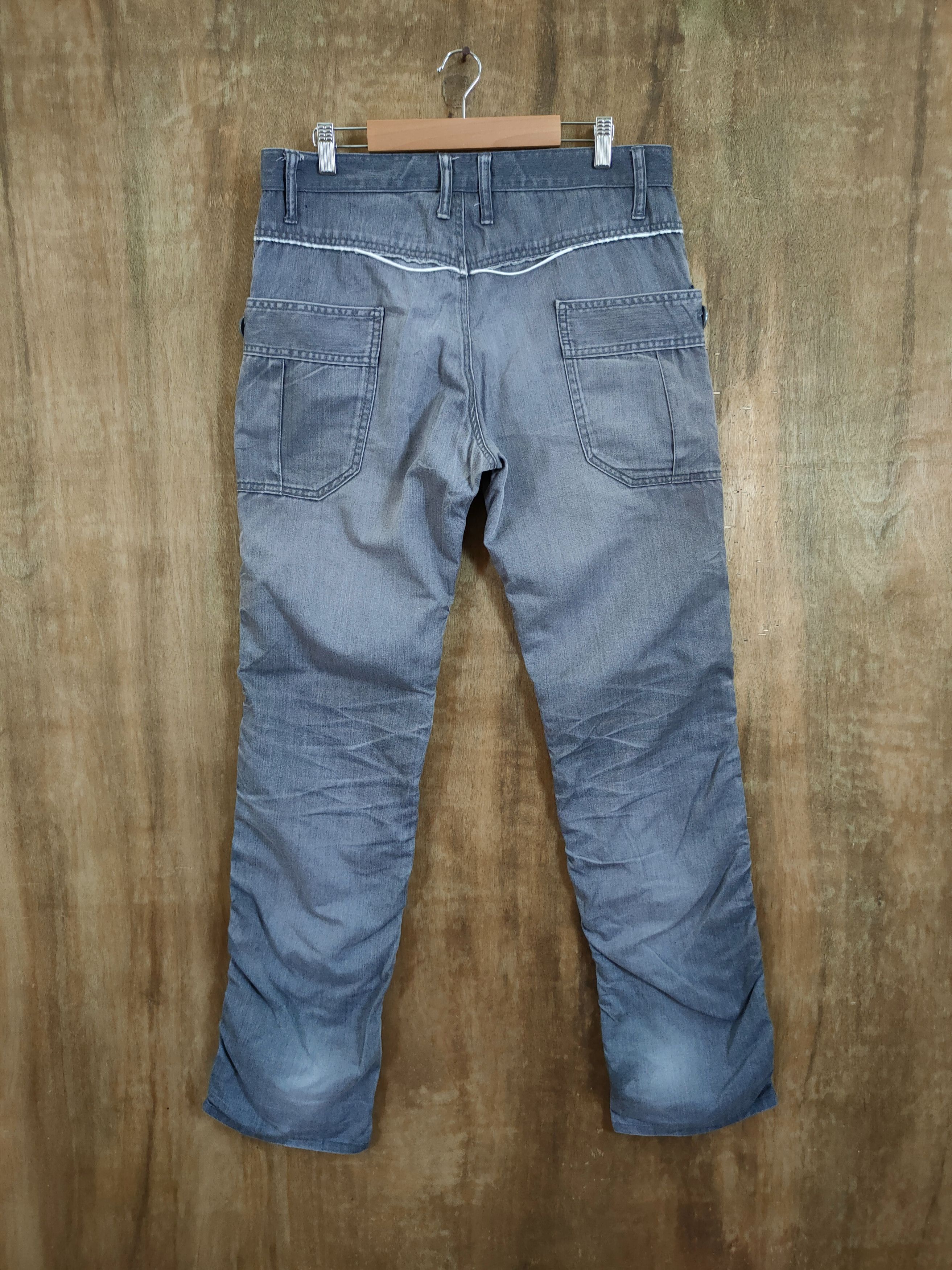 Japanese Brand DL Dominate Handcraft punk checkered cargo pants #46-728 Size US 33 - 7 Thumbnail