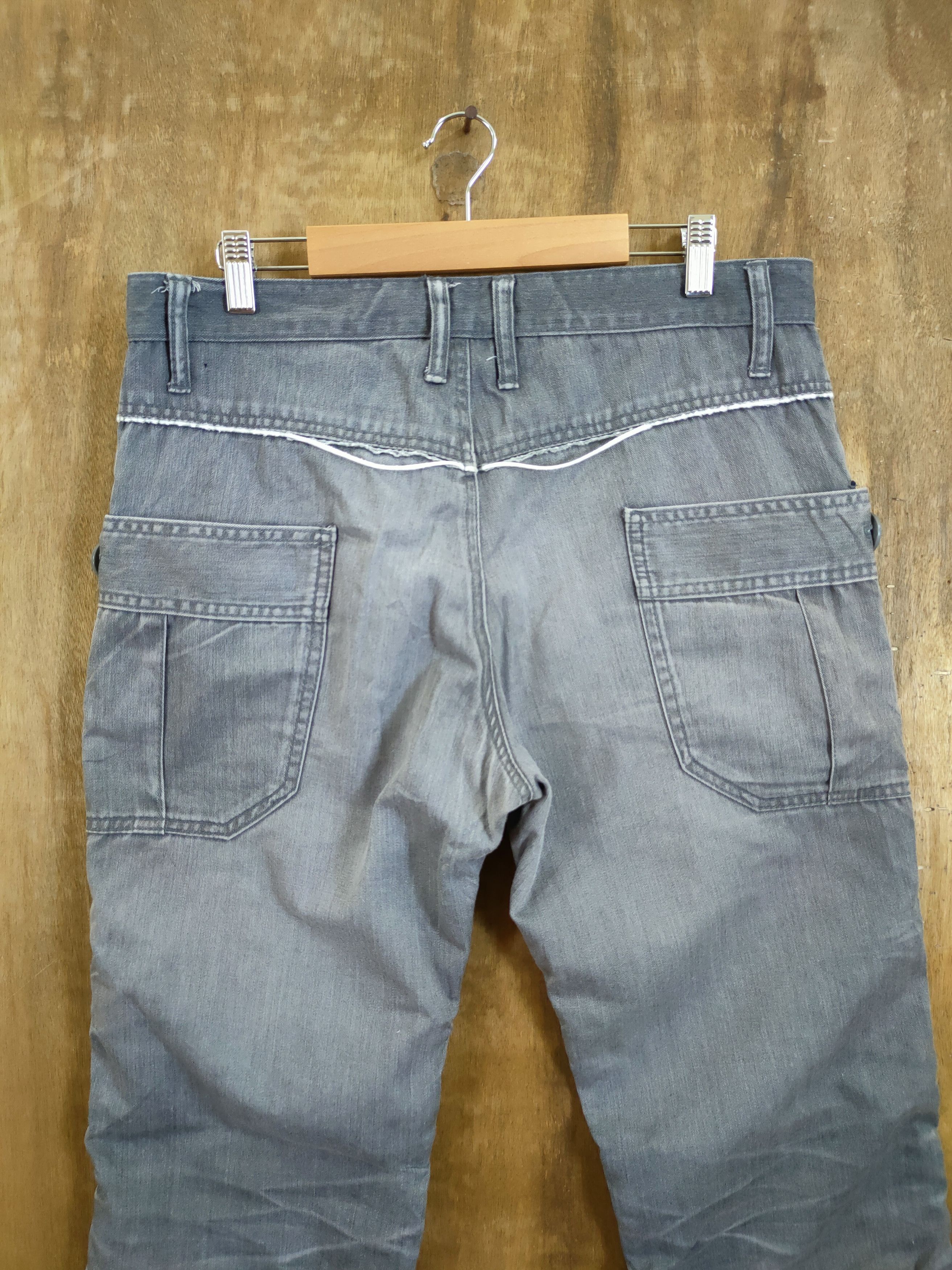 Japanese Brand DL Dominate Handcraft punk checkered cargo pants #46-728 Size US 33 - 9 Thumbnail