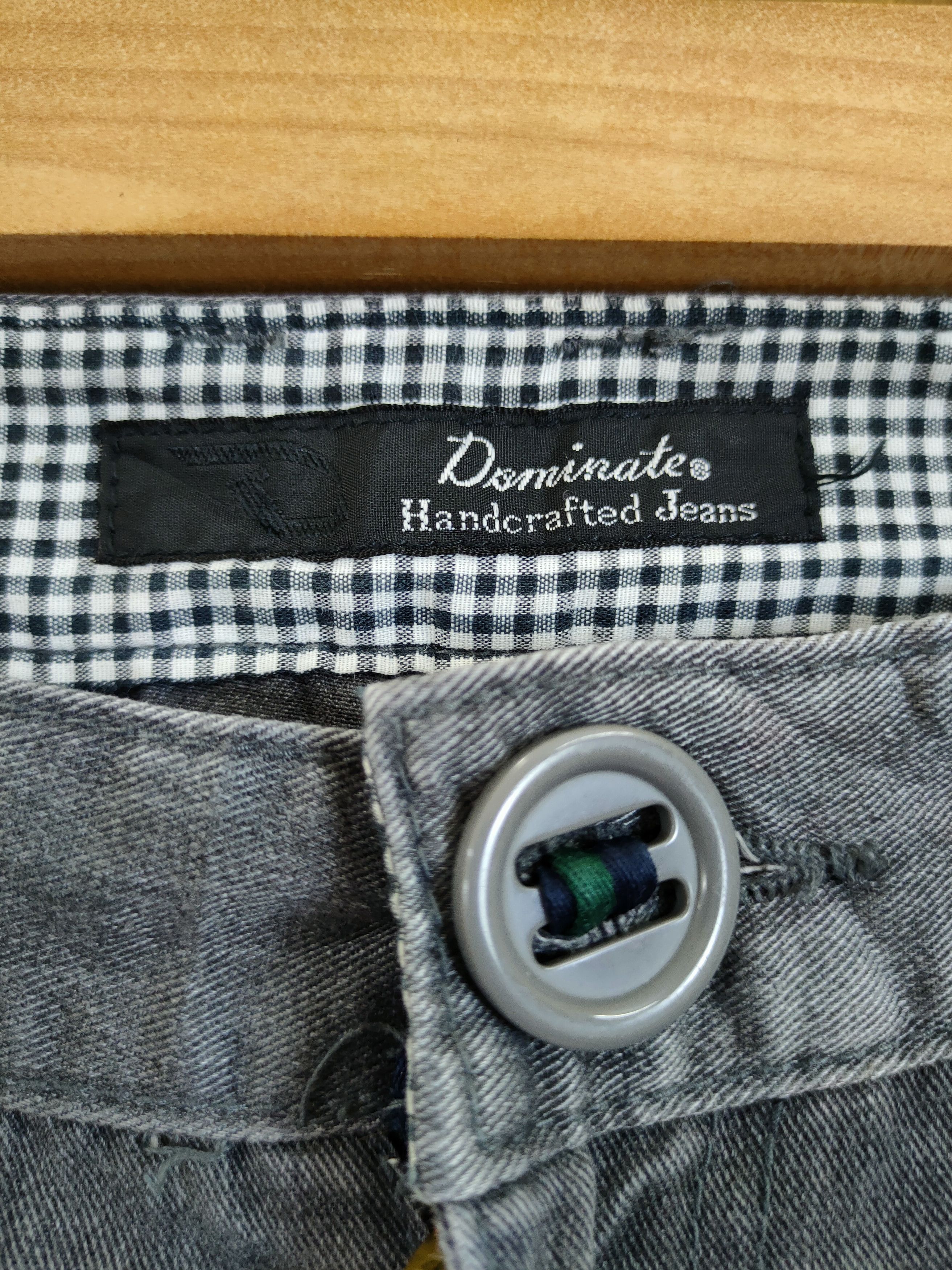 Japanese Brand DL Dominate Handcraft punk checkered cargo pants #46-728 Size US 33 - 4 Thumbnail