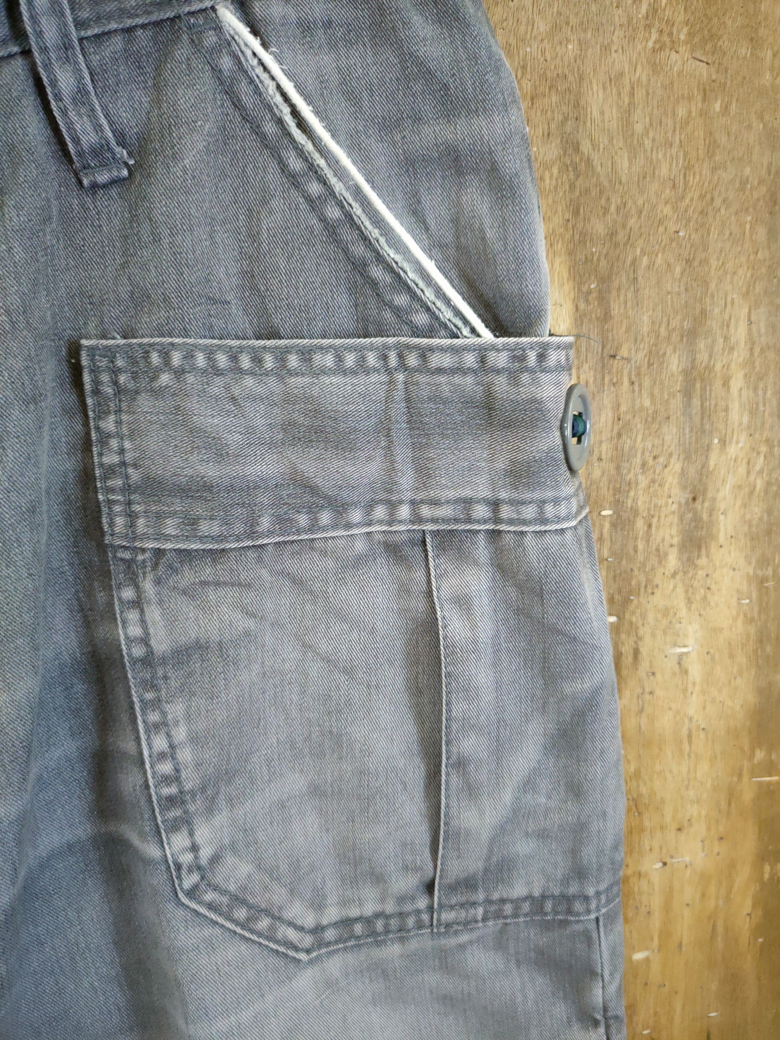Japanese Brand DL Dominate Handcraft punk checkered cargo pants #46-728 Size US 33 - 5 Thumbnail