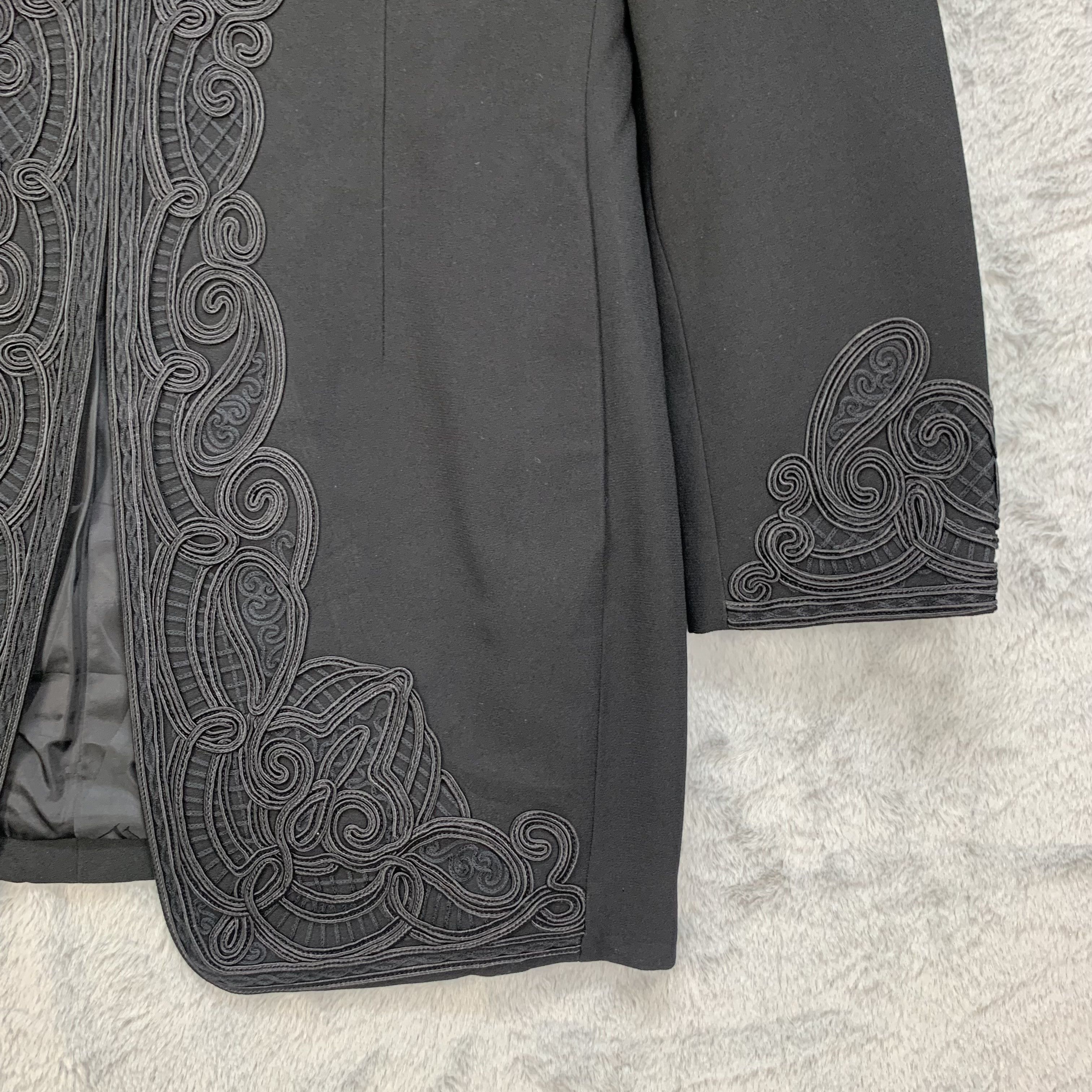 Japanese Brand LUNA MATTINO BUTTONLESS COAT JACKET #4399-152 Size M / US 6-8 / IT 42-44 - 5 Thumbnail