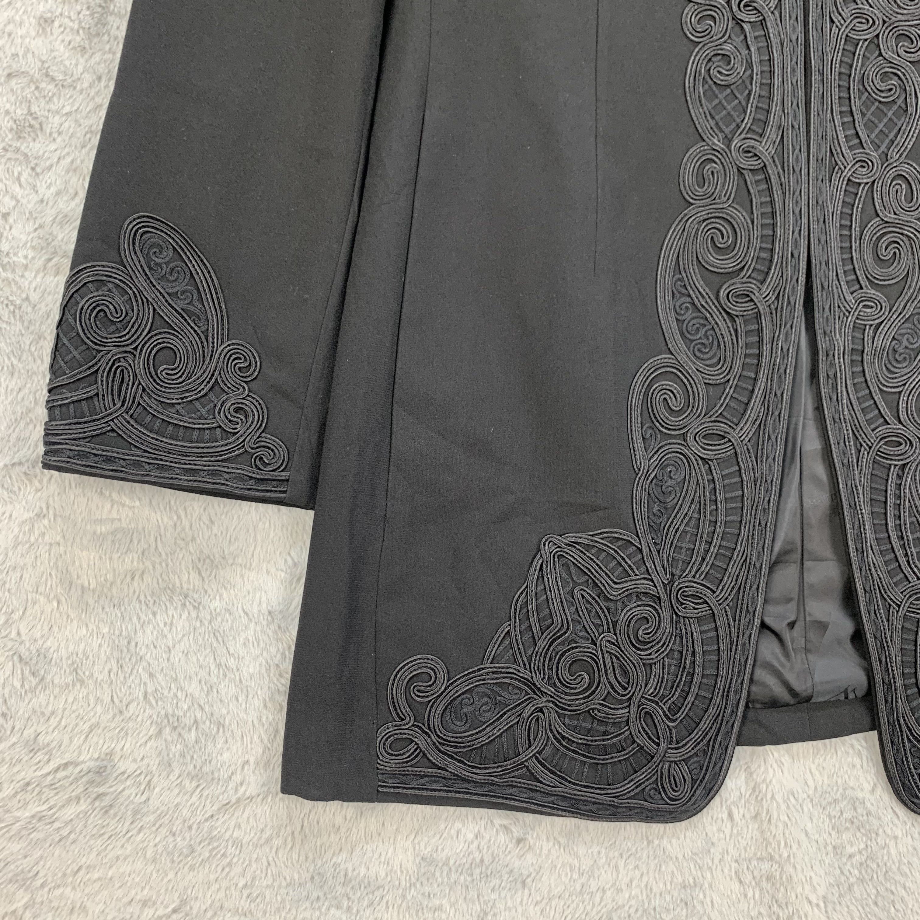 Japanese Brand LUNA MATTINO BUTTONLESS COAT JACKET #4399-152 Size M / US 6-8 / IT 42-44 - 4 Thumbnail