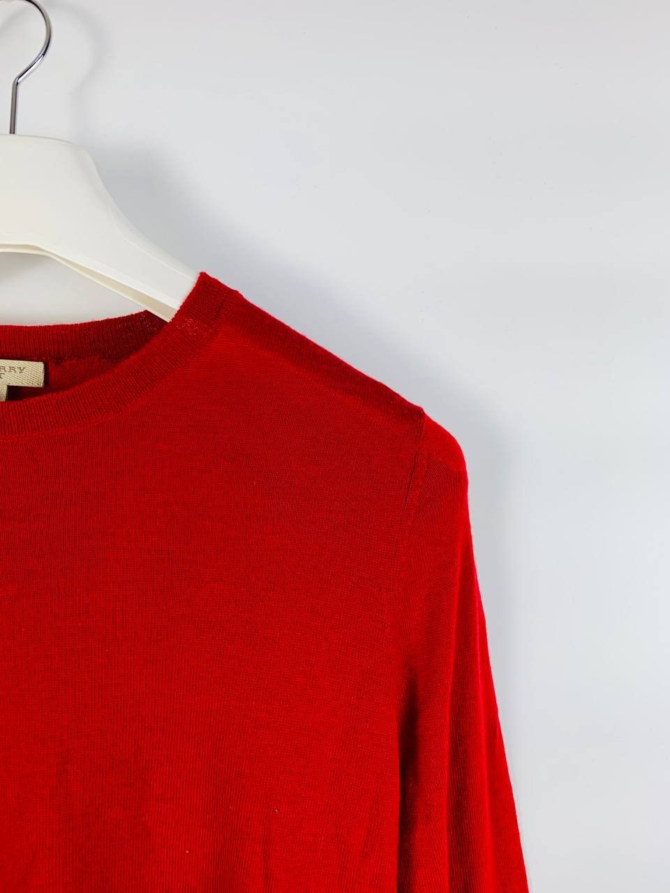 Burberry Burberry Brit sweater wool cotton red M Size US M / EU 48-50 / 2 - 4 Thumbnail