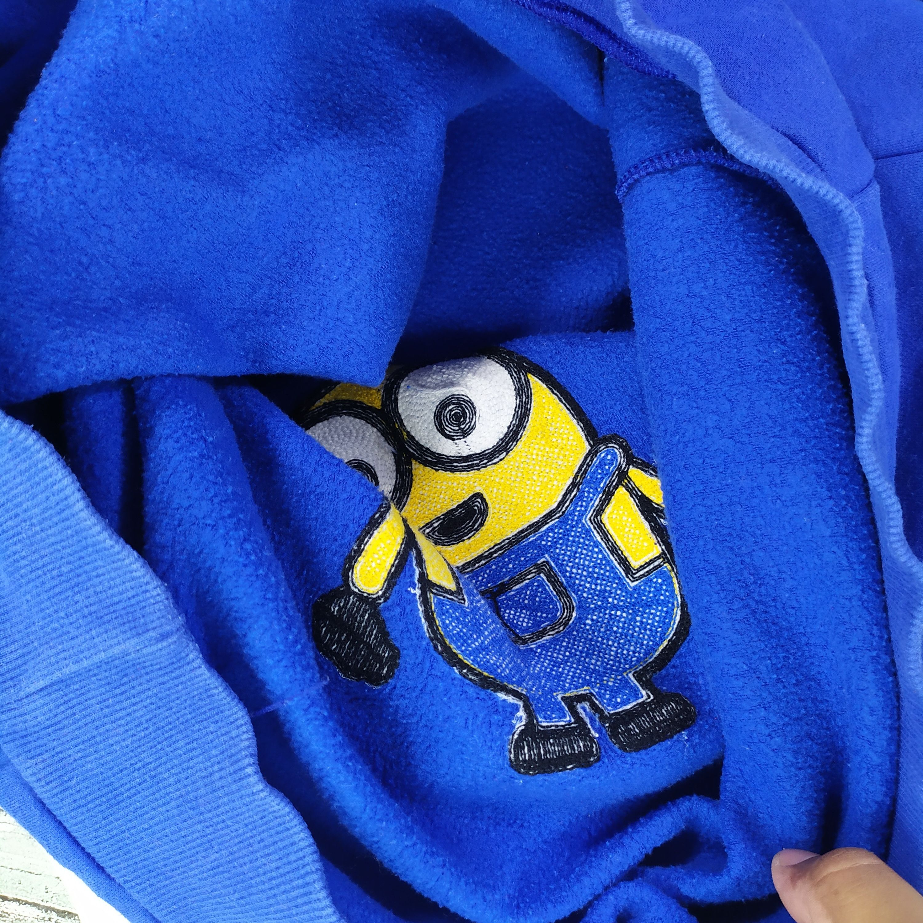 Japanese Brand Bob Minion Big Logo Sweatshirt #526-65 Size US M / EU 48-50 / 2 - 6 Thumbnail