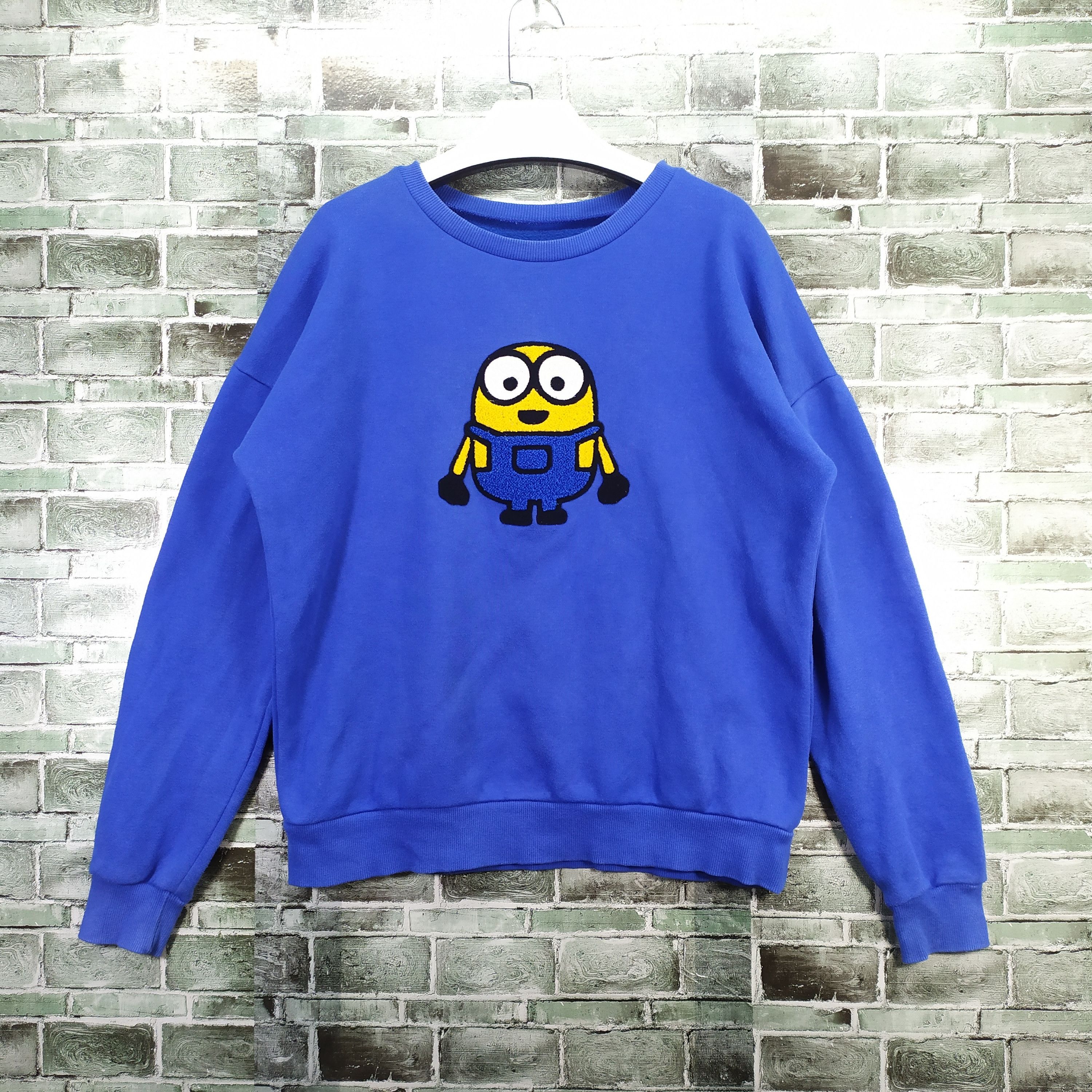 Japanese Brand Bob Minion Big Logo Sweatshirt #526-65 Size US M / EU 48-50 / 2 - 1 Thumbnail
