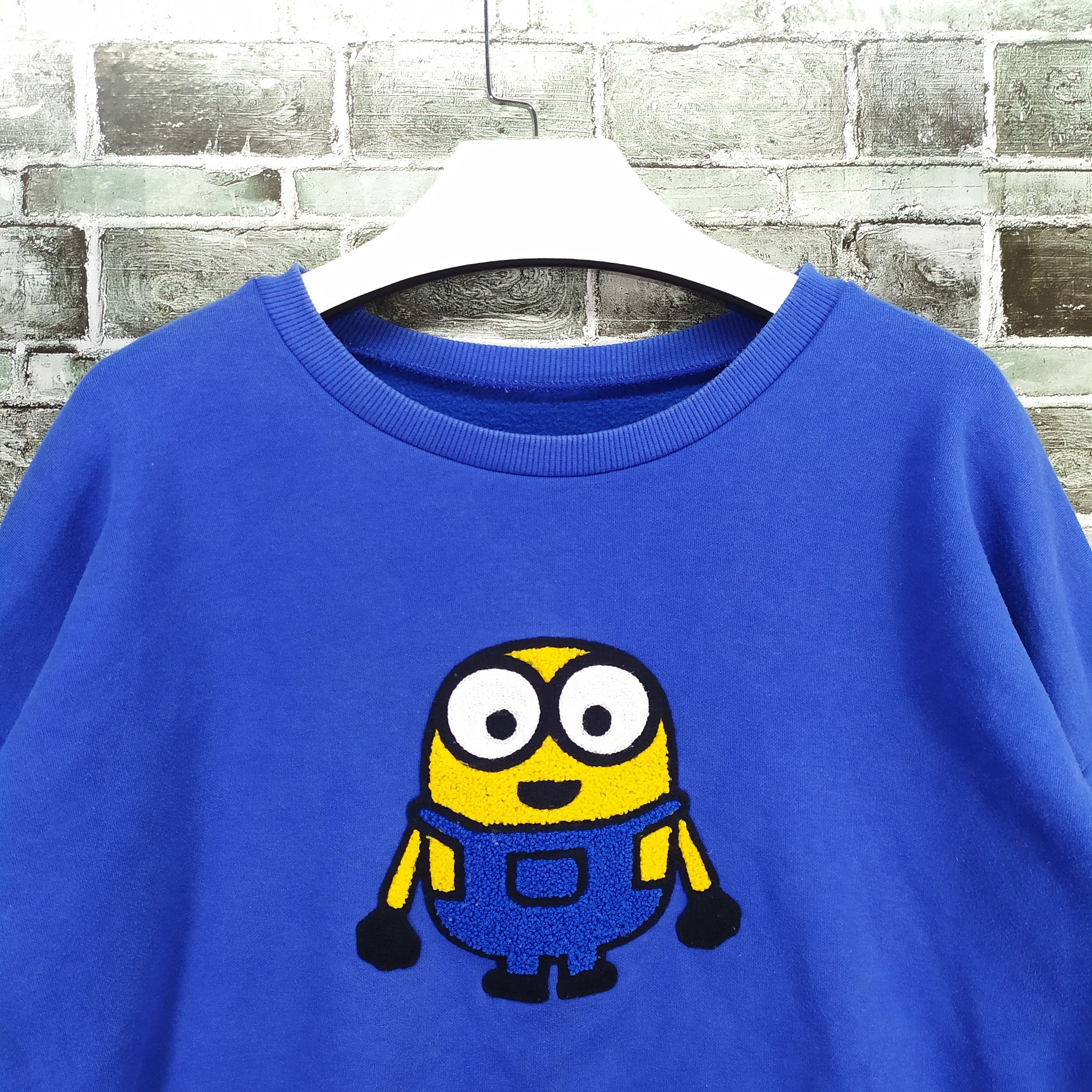 Japanese Brand Bob Minion Big Logo Sweatshirt #526-65 Size US M / EU 48-50 / 2 - 2 Thumbnail