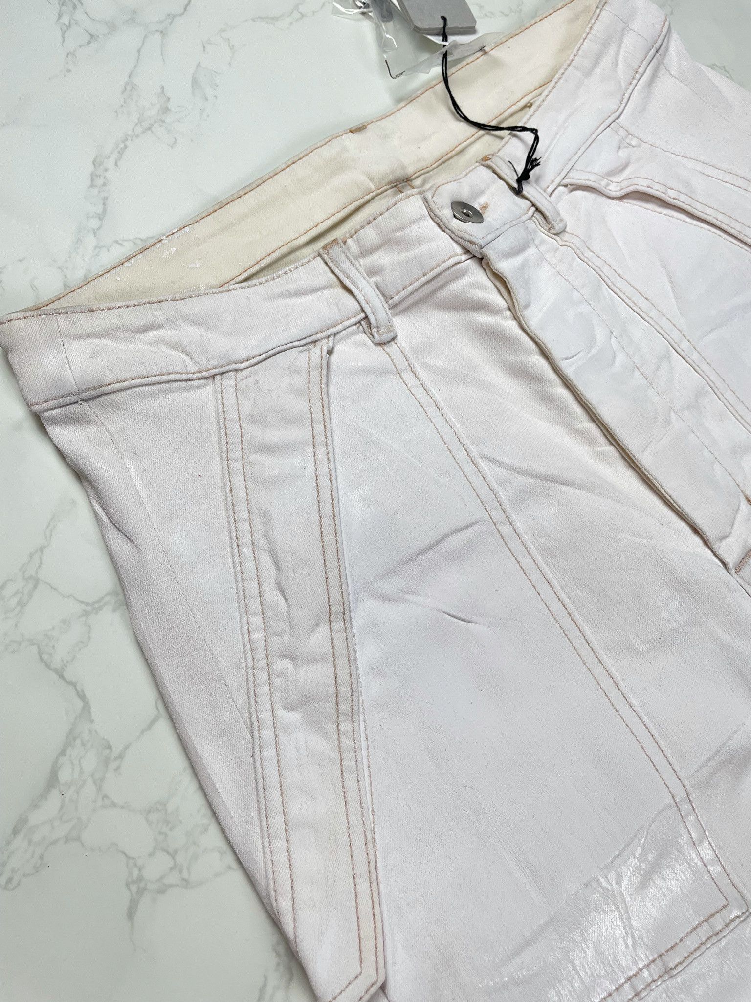 Rick Owens × Rick Owens Drkshdw 🔥65% OFF🔥 [SALE] Rick Owens Cargo Collapse Cropped Jeans Size US 30 / EU 46 - 11 Thumbnail