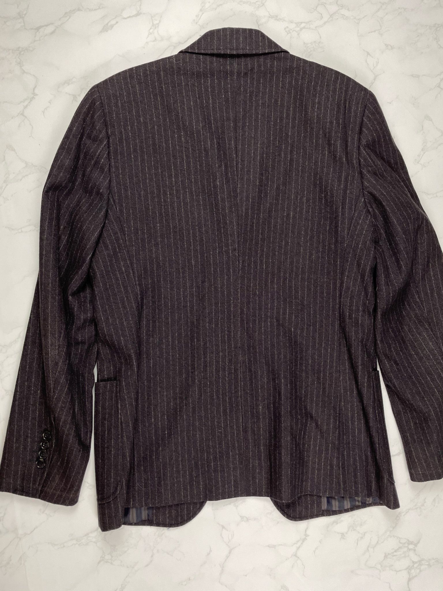 Dolce & Gabbana 🔥90% OFF🔥 [SALE] Dolce & Gabbana Striped Wool Blazer Suit Size US L / EU 52-54 / 3 - 13 Thumbnail