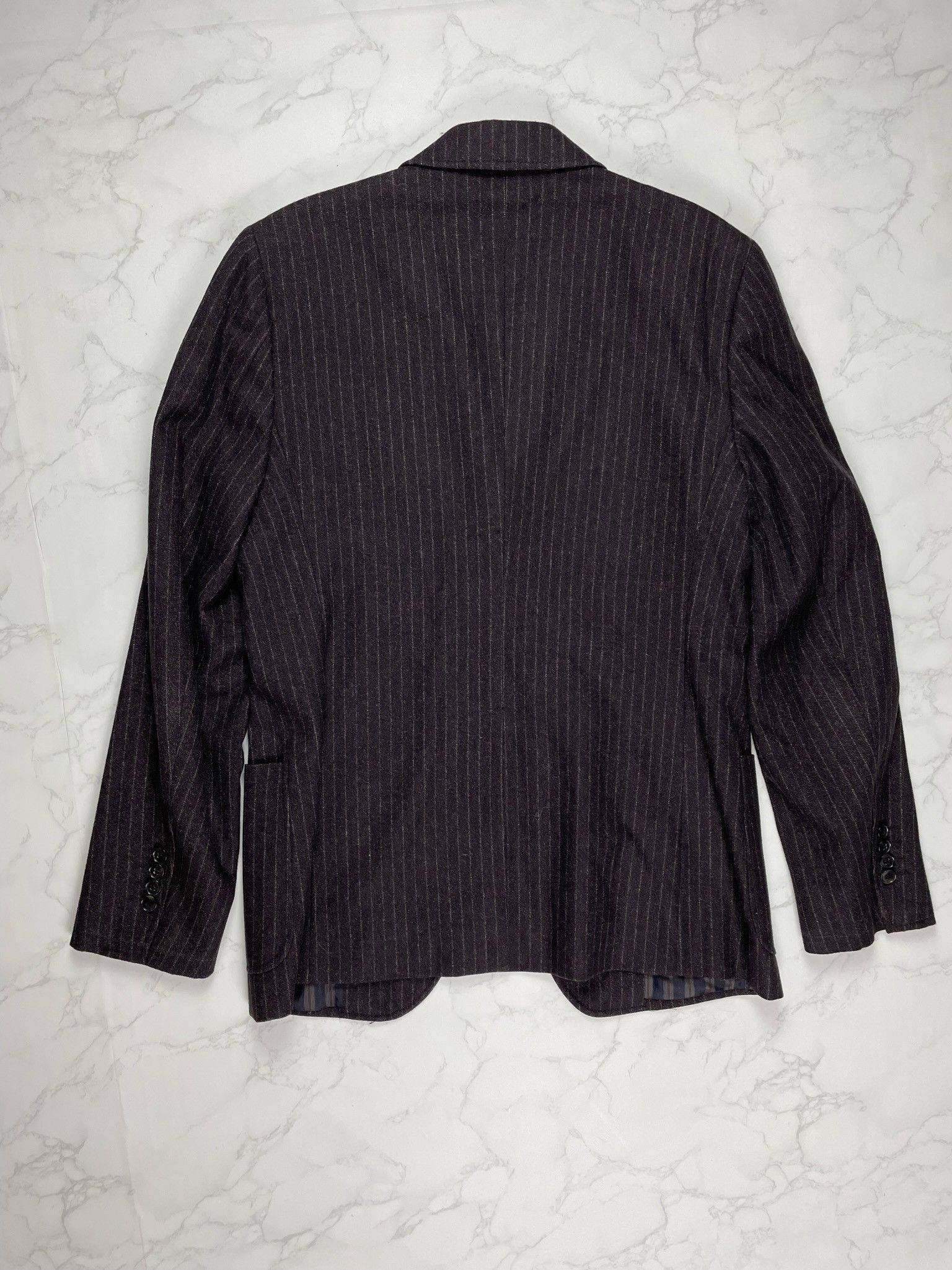 Dolce & Gabbana 🔥90% OFF🔥 [SALE] Dolce & Gabbana Striped Wool Blazer Suit Size US L / EU 52-54 / 3 - 12 Thumbnail