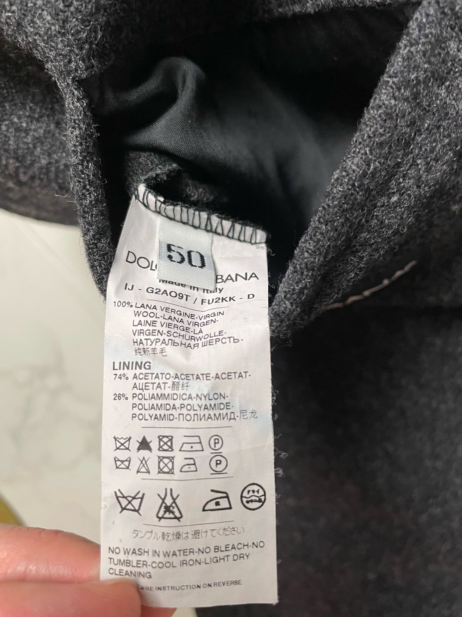 Dolce & Gabbana 🔥80% OFF🔥 [SALE] Dolce & Gabbana Wool Blazer Light Jacket Size US L / EU 52-54 / 3 - 10 Thumbnail