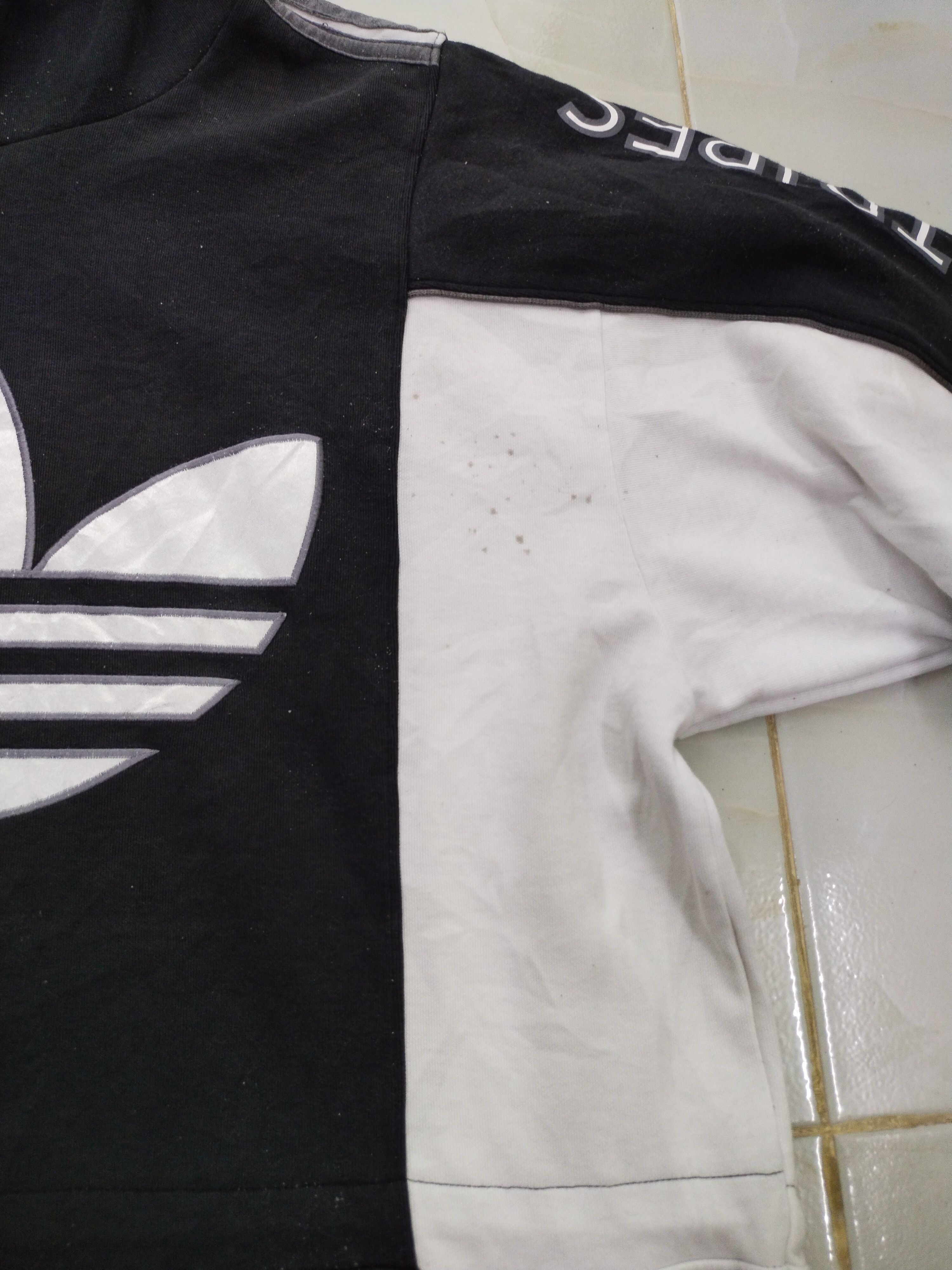 Adidas × Vintage 🔥 VINTAGE ADIDAS BIG LOGO HOODIE Size US L / EU 52-54 / 3 - 3 Thumbnail