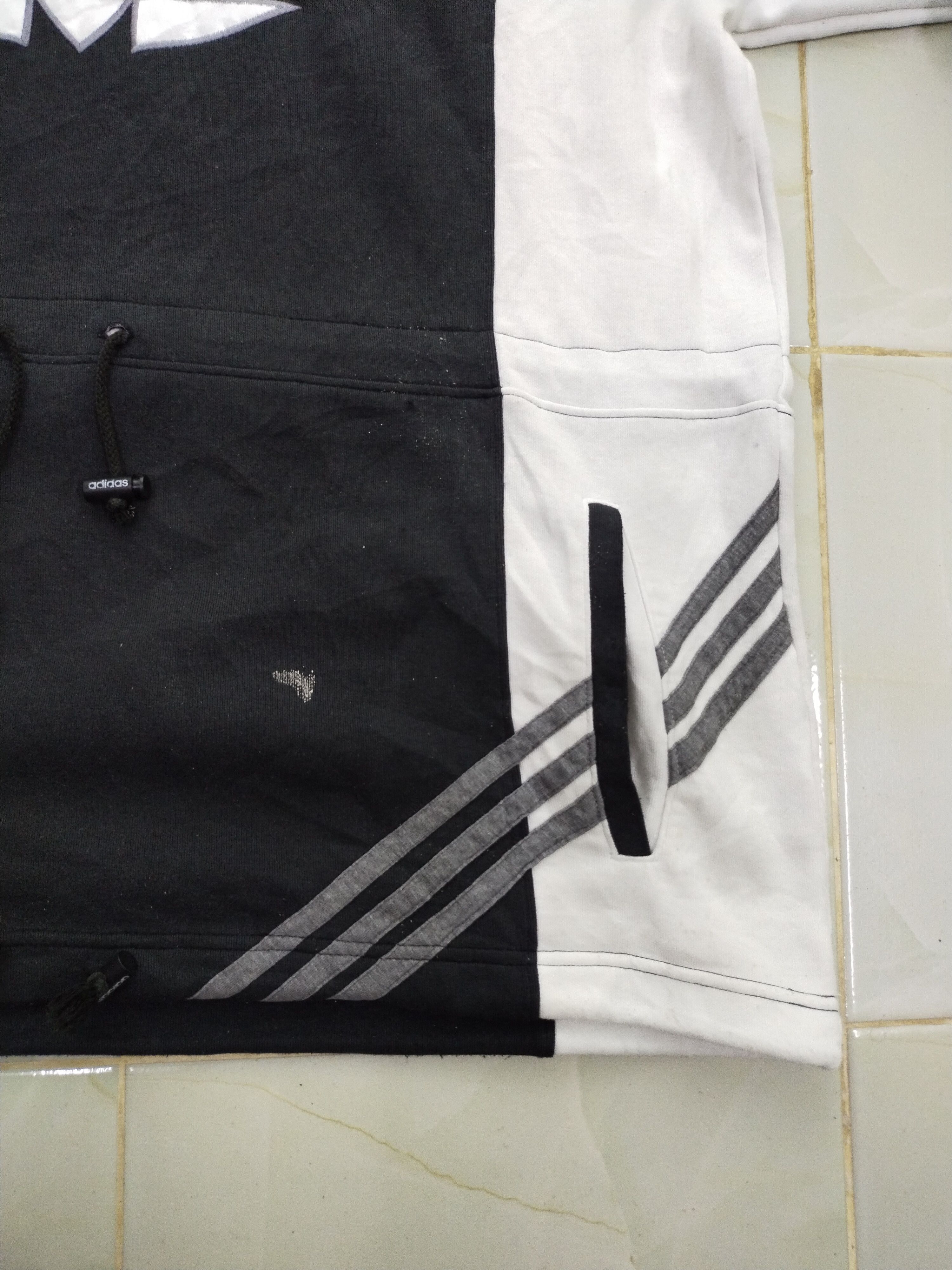 Adidas × Vintage 🔥 VINTAGE ADIDAS BIG LOGO HOODIE Size US L / EU 52-54 / 3 - 4 Thumbnail