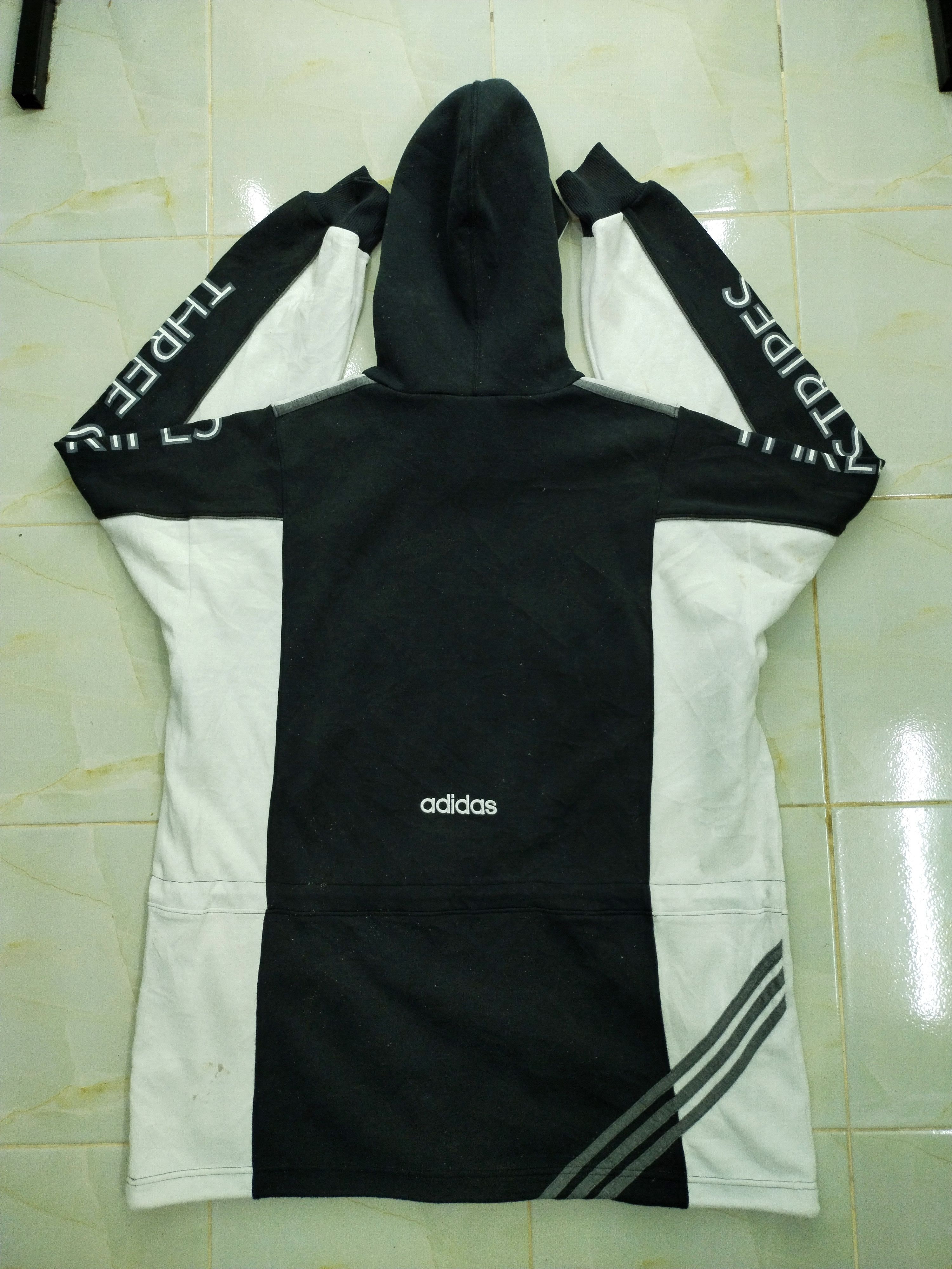 Adidas × Vintage 🔥 VINTAGE ADIDAS BIG LOGO HOODIE Size US L / EU 52-54 / 3 - 9 Thumbnail