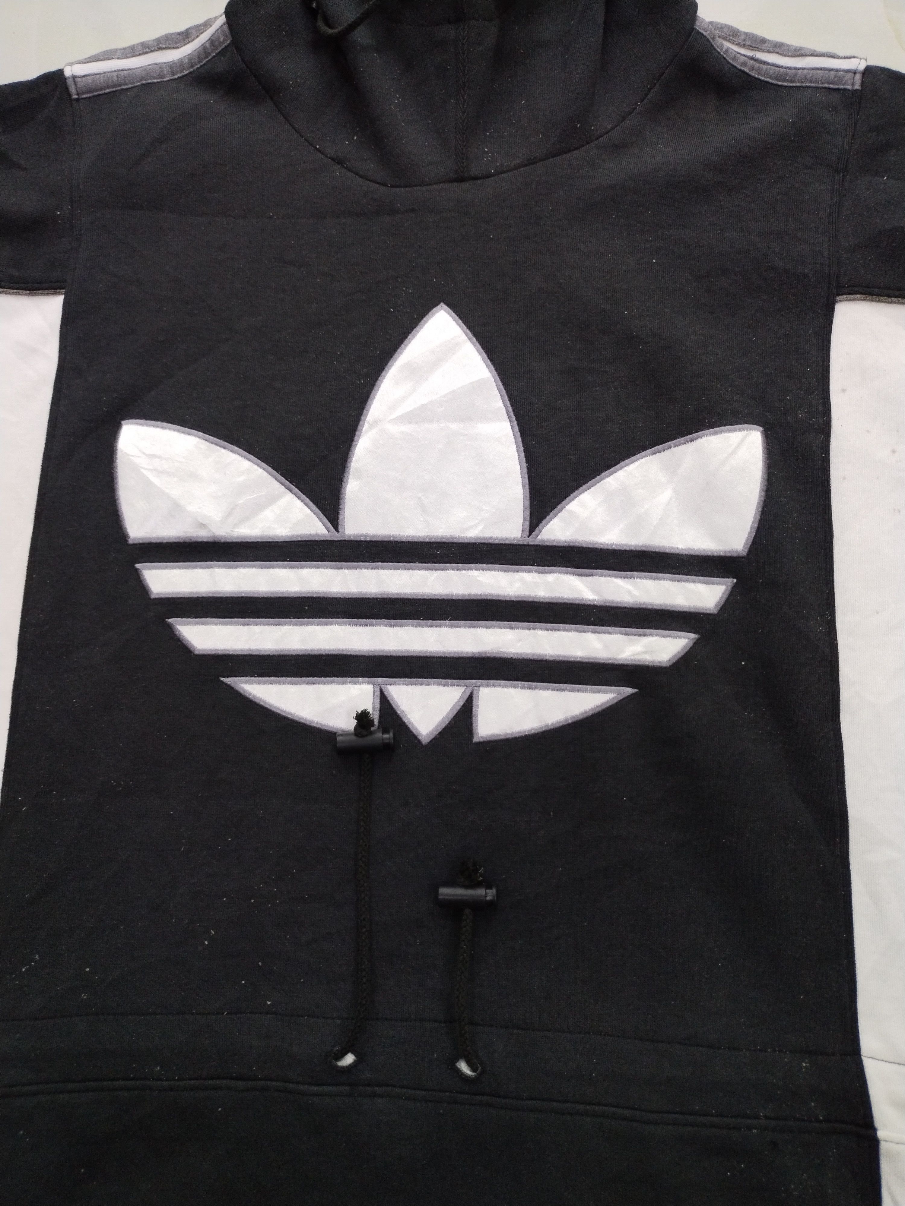 Adidas × Vintage 🔥 VINTAGE ADIDAS BIG LOGO HOODIE Size US L / EU 52-54 / 3 - 6 Thumbnail