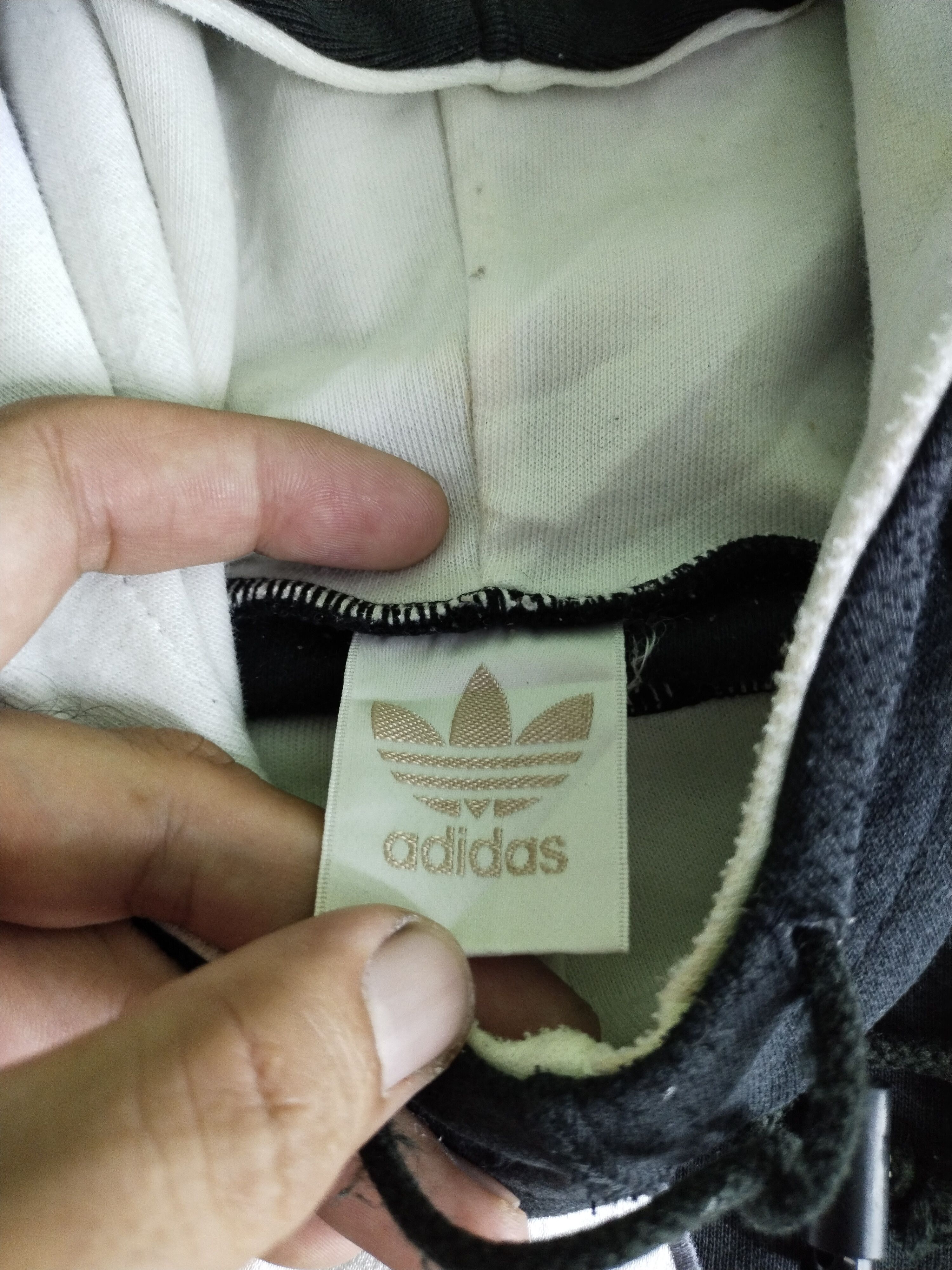 Adidas × Vintage 🔥 VINTAGE ADIDAS BIG LOGO HOODIE Size US L / EU 52-54 / 3 - 10 Thumbnail