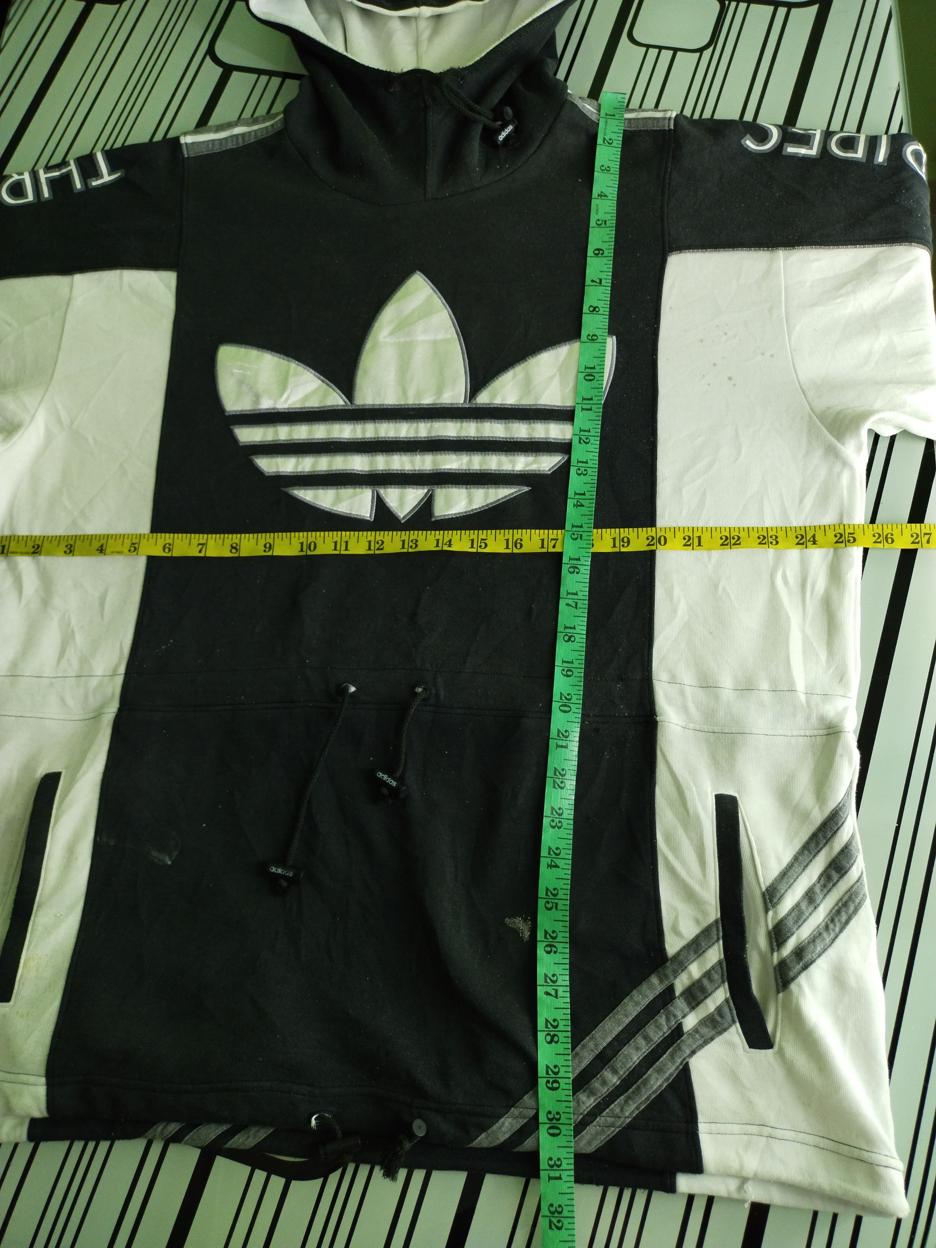 Adidas × Vintage 🔥 VINTAGE ADIDAS BIG LOGO HOODIE Size US L / EU 52-54 / 3 - 15 Thumbnail