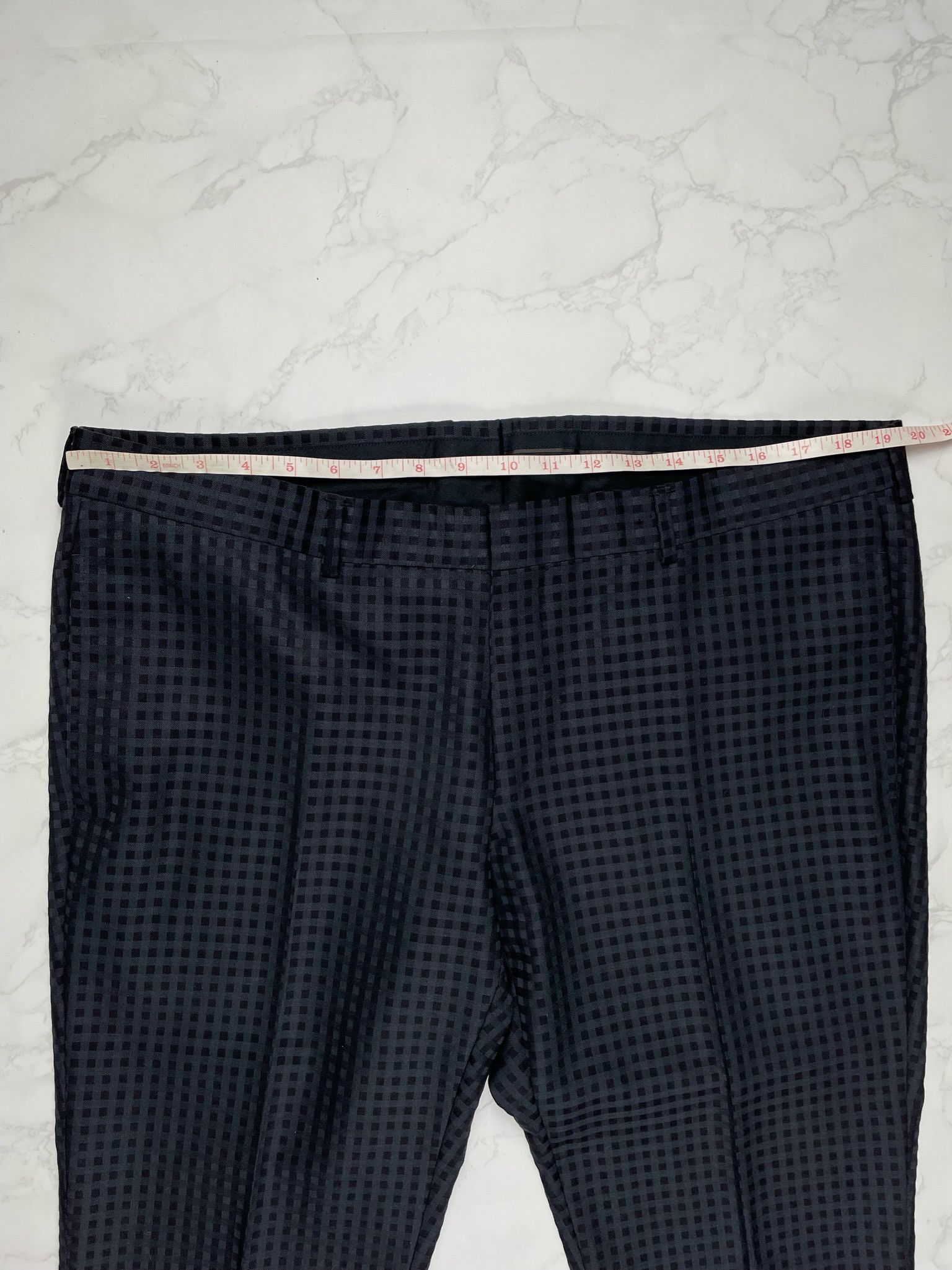 Gucci 🔥75% OFF🔥 [SALE] Gucci Black Plaid Rayon Cropped Pants Size US 38 / EU 54 - 2 Thumbnail