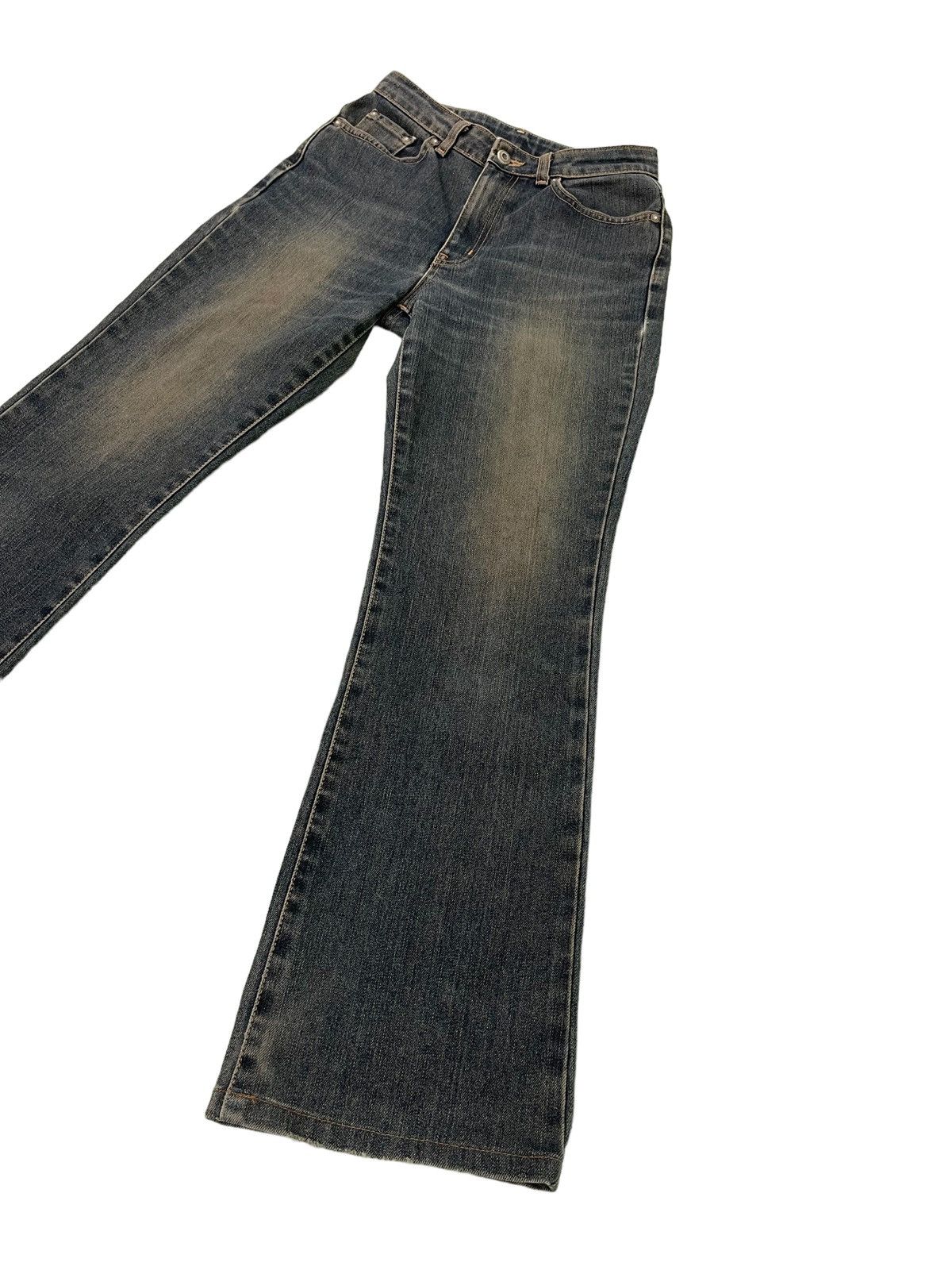 Japanese Brand Flare Jeans Edwin Japan Denim Boot Cut 2🟦1 Size US 27 - 1 Thumbnail