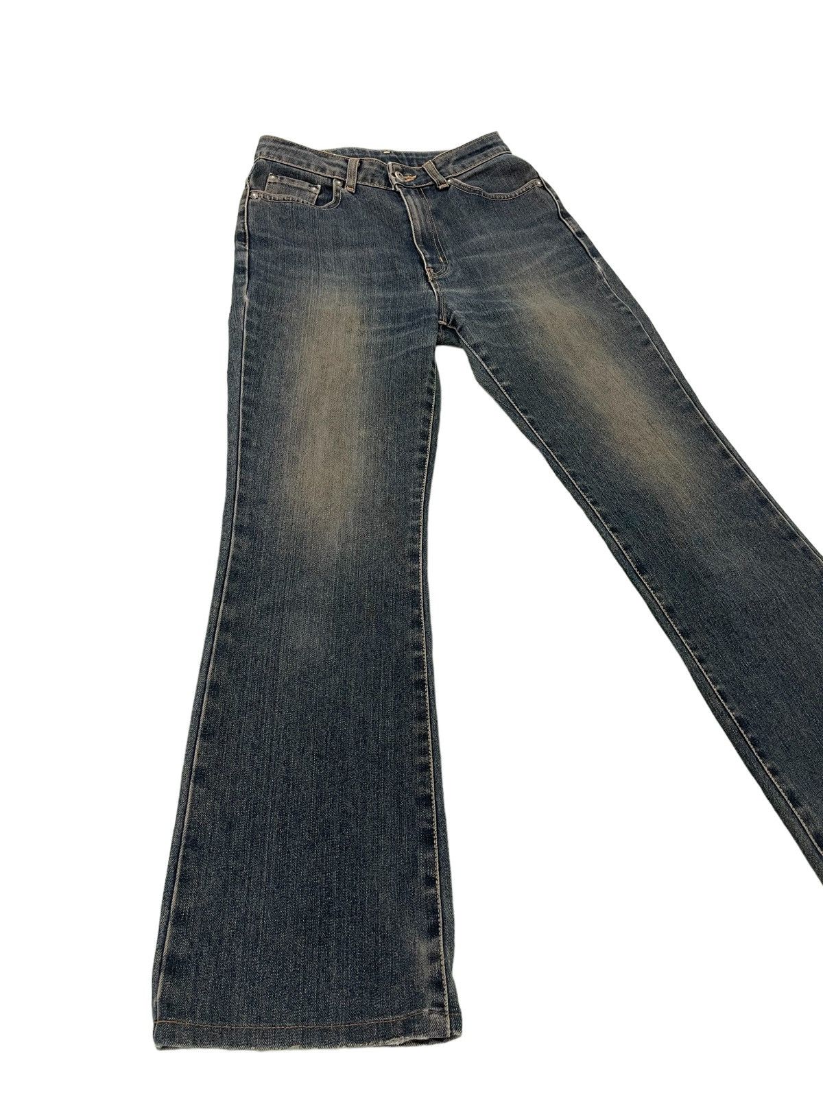 Japanese Brand Flare Jeans Edwin Japan Denim Boot Cut 2🟦1 Size US 27 - 3 Thumbnail