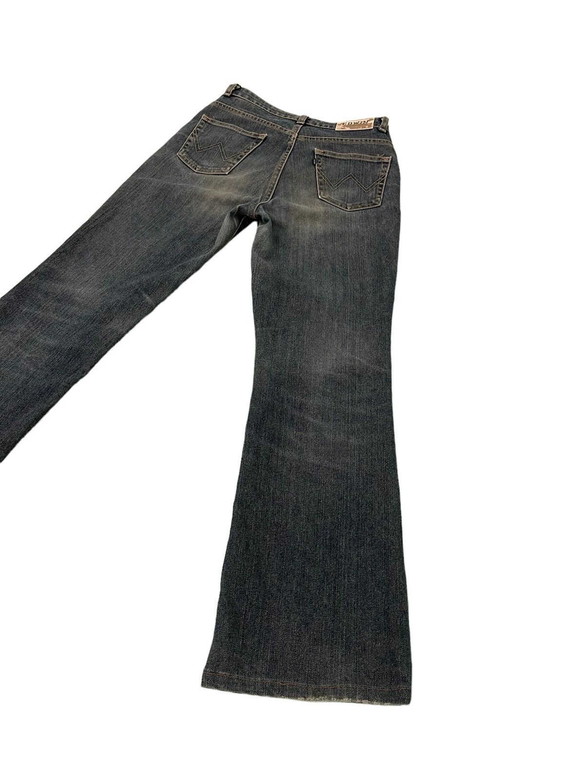 Japanese Brand Flare Jeans Edwin Japan Denim Boot Cut 2🟦1 Size US 27 - 13 Thumbnail