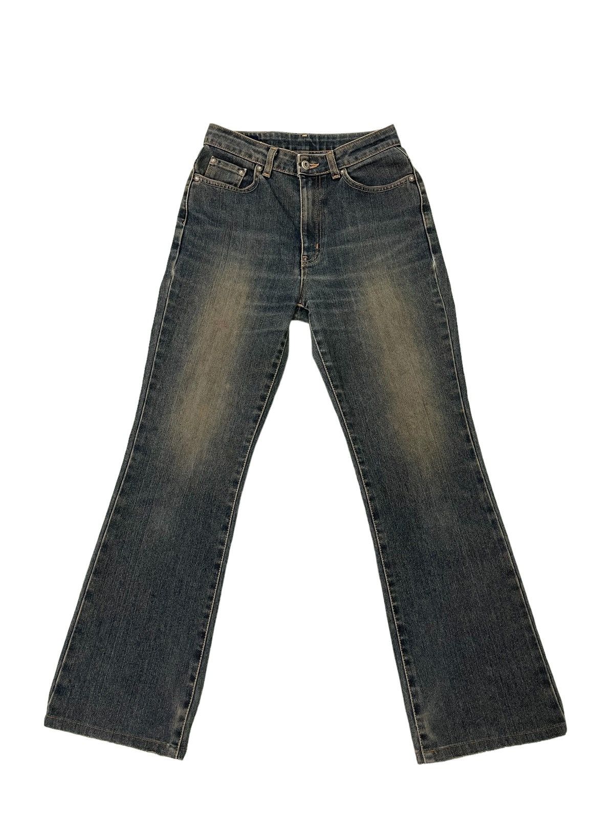 Japanese Brand Flare Jeans Edwin Japan Denim Boot Cut 2🟦1 Size US 27 - 2 Thumbnail