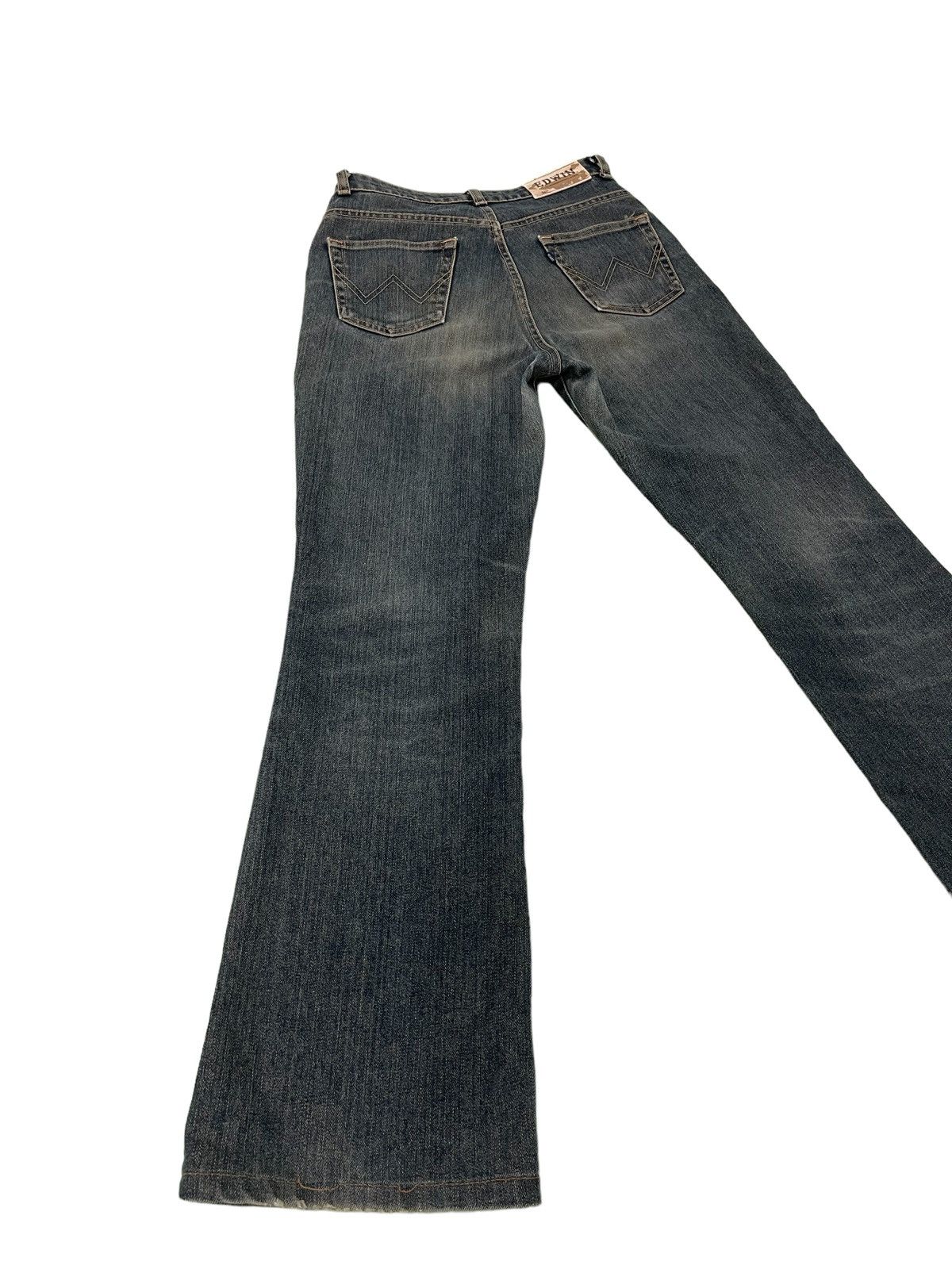 Japanese Brand Flare Jeans Edwin Japan Denim Boot Cut 2🟦1 Size US 27 - 12 Thumbnail