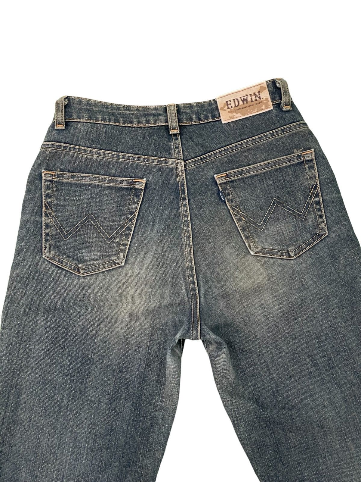Japanese Brand Flare Jeans Edwin Japan Denim Boot Cut 2🟦1 Size US 27 - 18 Thumbnail