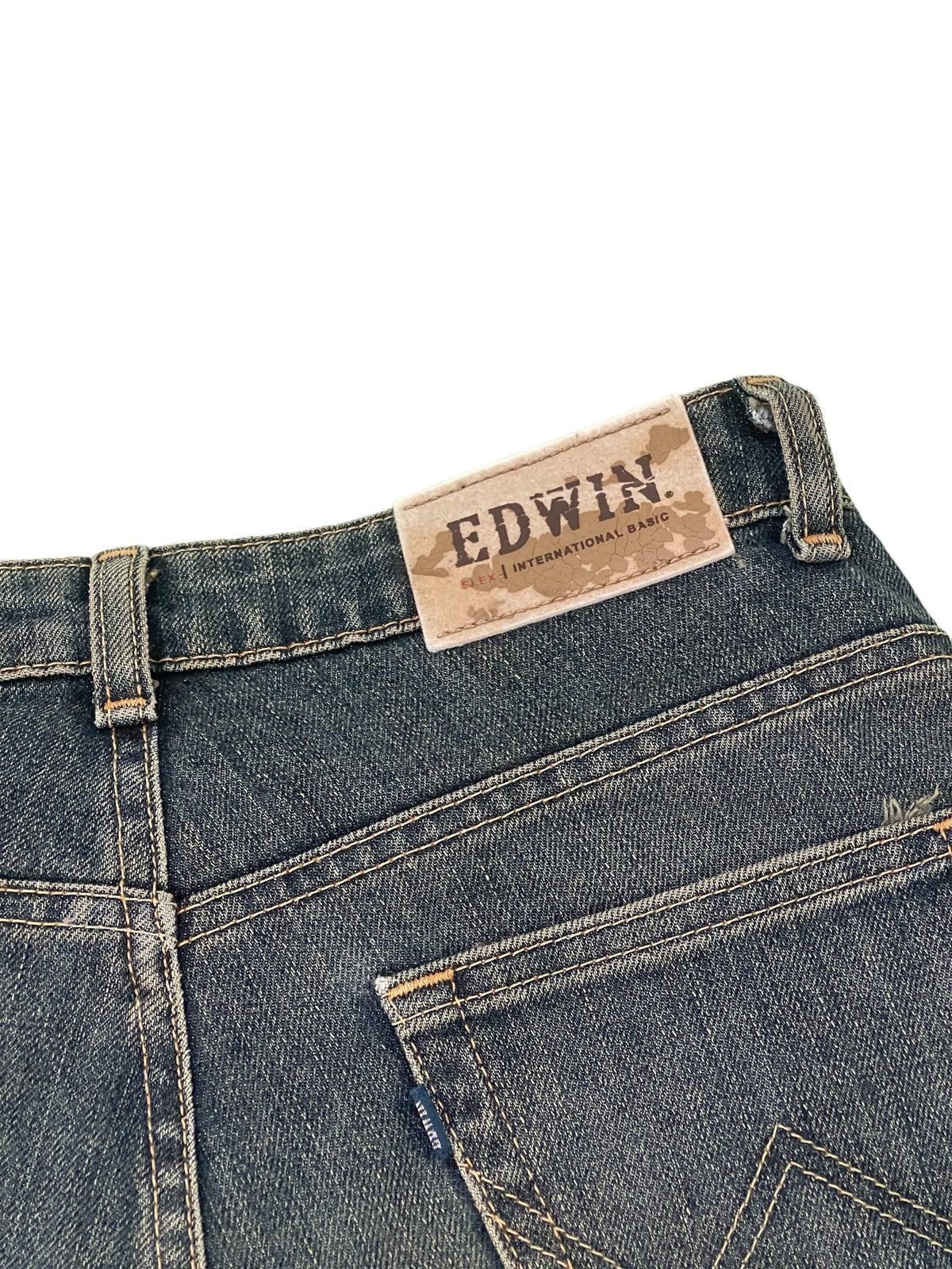 Japanese Brand Flare Jeans Edwin Japan Denim Boot Cut 2🟦1 Size US 27 - 19 Thumbnail