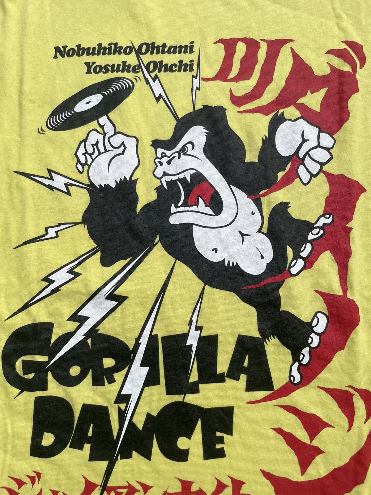Japanese Brand DJ Dinoji Gorilla Dance Tshirt Size US M / EU 48-50 / 2 - 9 Thumbnail