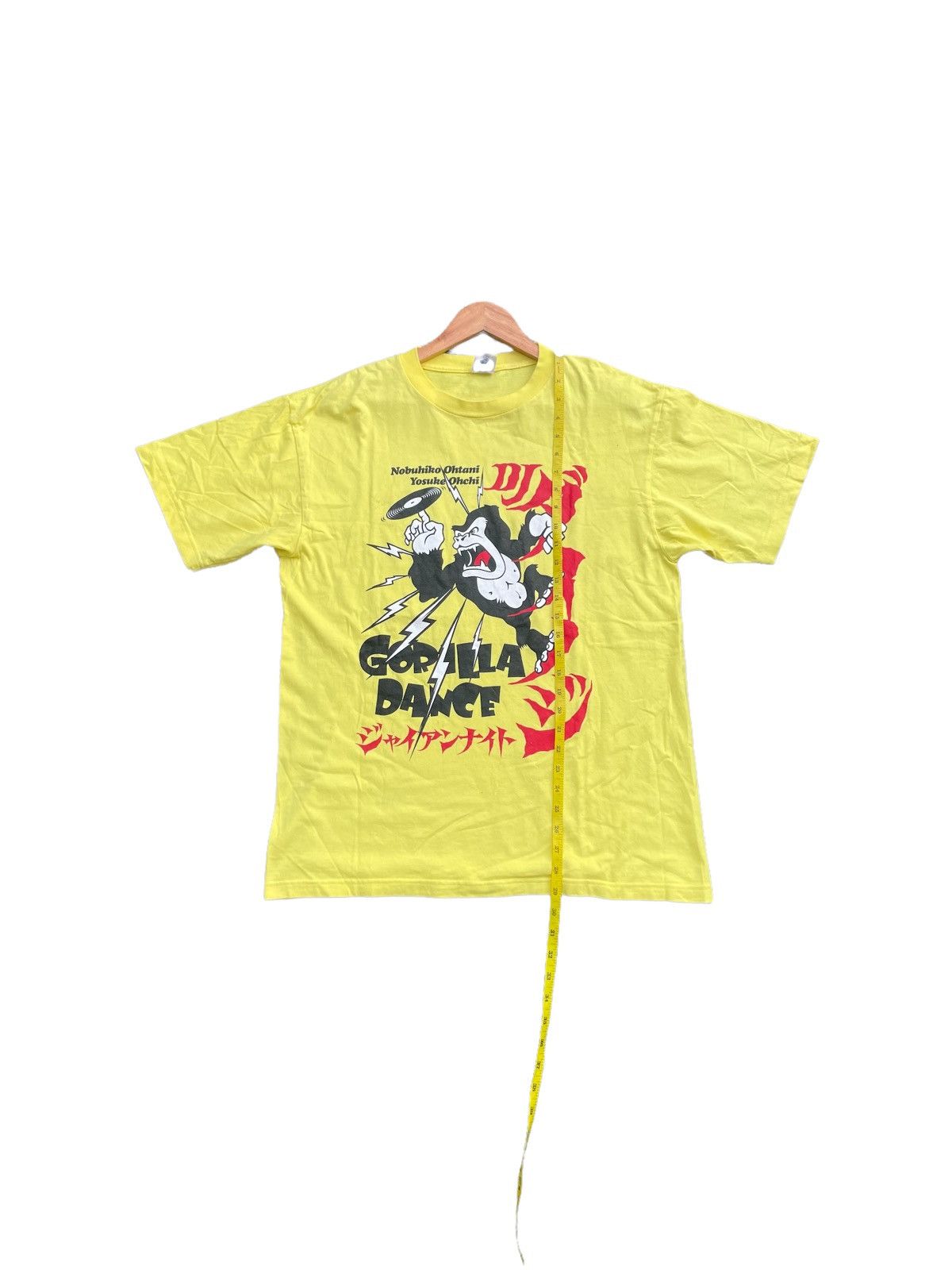 Japanese Brand DJ Dinoji Gorilla Dance Tshirt Size US M / EU 48-50 / 2 - 3 Thumbnail