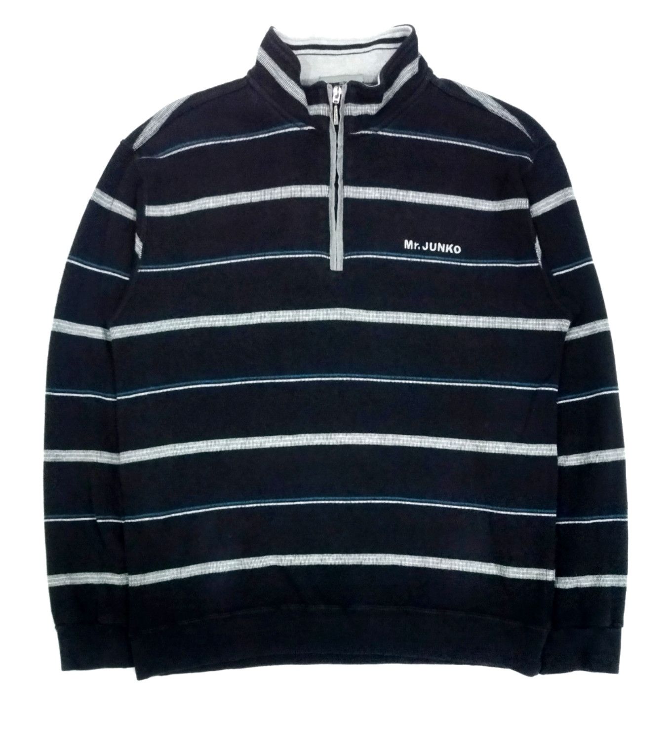 Japanese Brand × Junko Shimada × Mr. Junko RARE! MR.JUNKO STRIPES SMART DAPPER PULLOVER Size US M / EU 48-50 / 2 - 1 Thumbnail