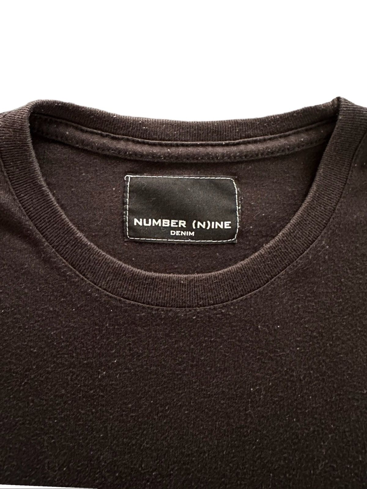 Number (N)ine Number Nine Denim plain black tee Size US S / EU 44-46 / 1 - 3 Thumbnail