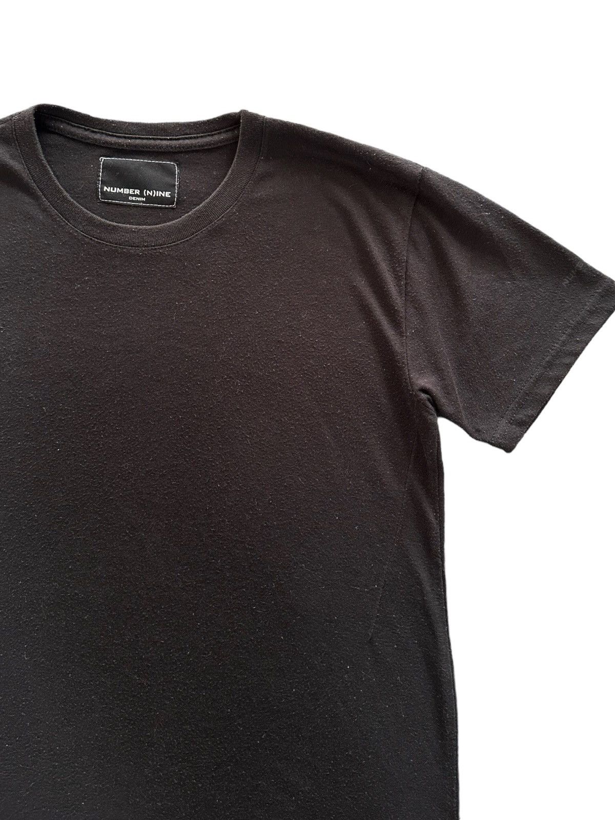 Number (N)ine Number Nine Denim plain black tee Size US S / EU 44-46 / 1 - 2 Thumbnail
