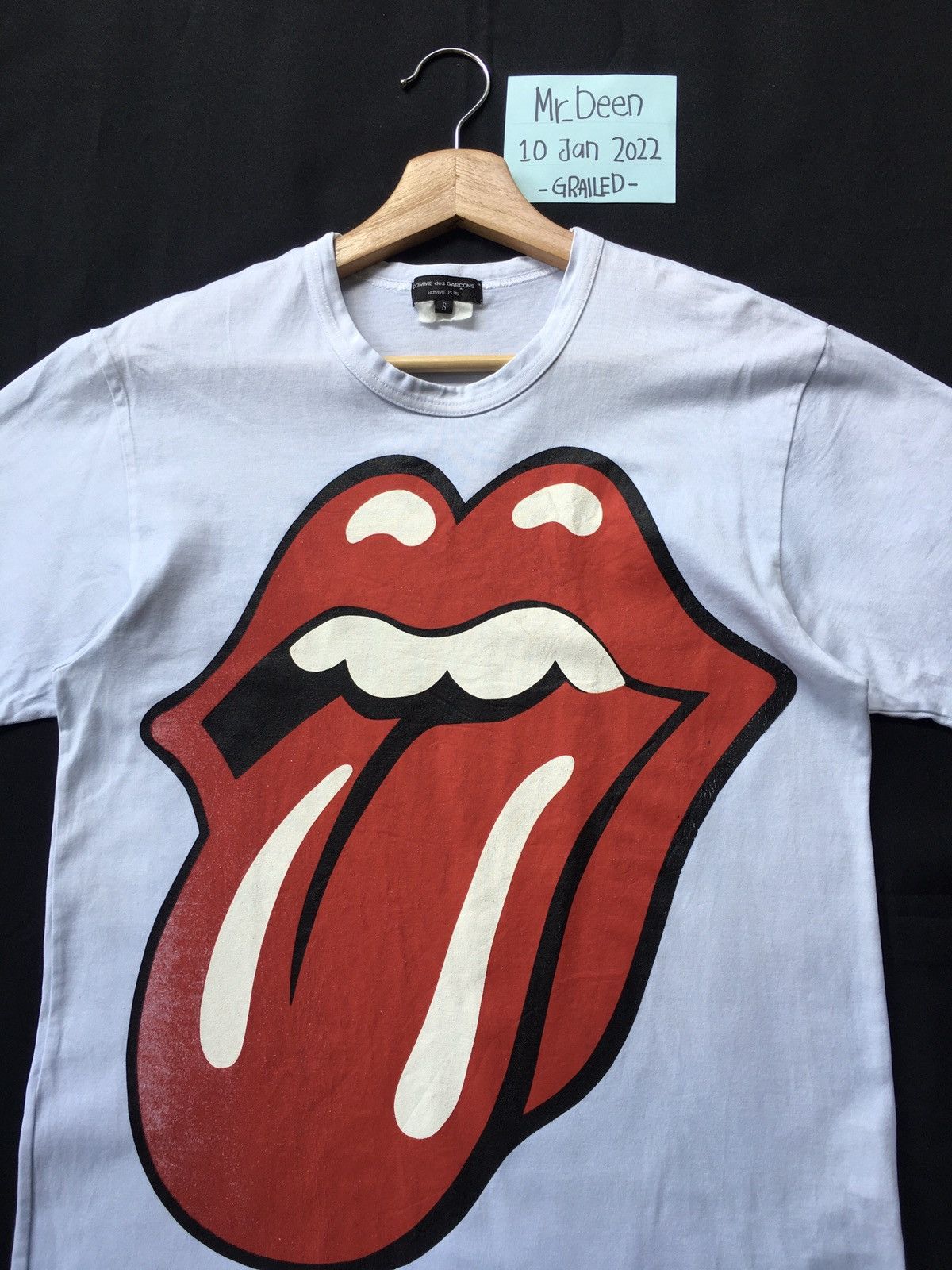 Comme des Garcons Rare Comme Des Garcons Homme Plus x Rolling Stones Tee Size US S / EU 44-46 / 1 - 8 Thumbnail