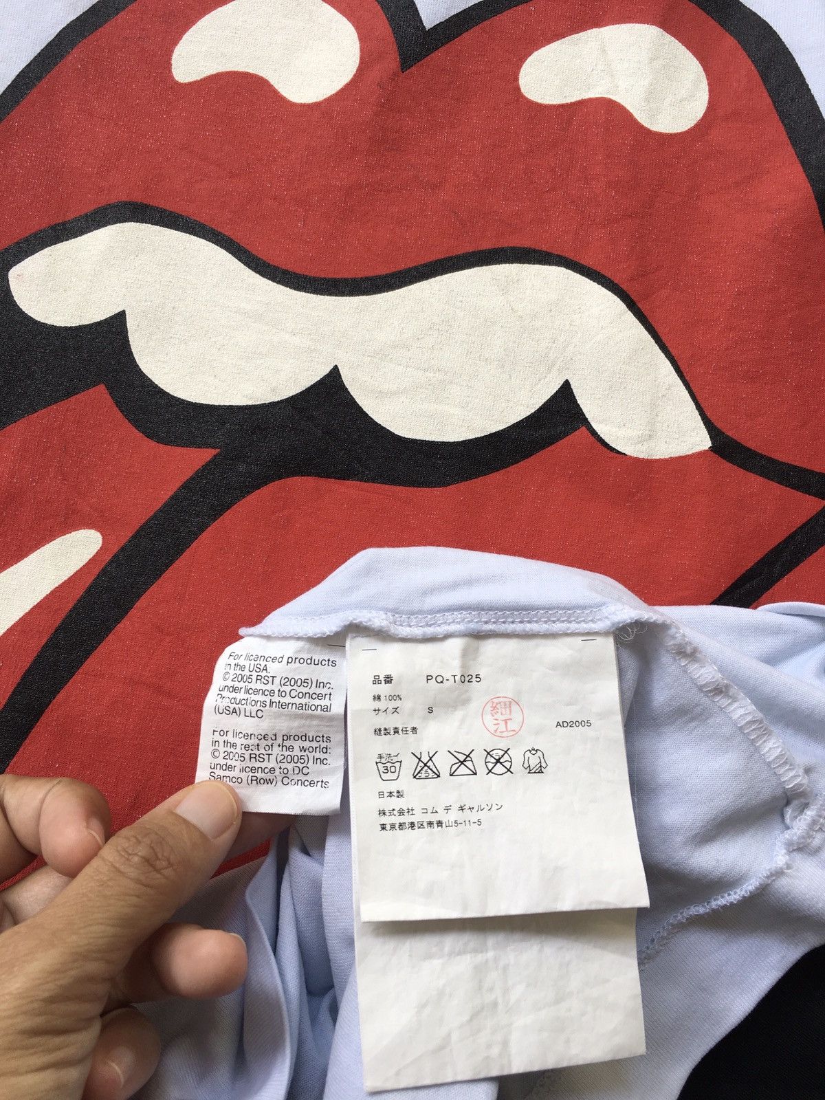 Comme des Garcons Rare Comme Des Garcons Homme Plus x Rolling Stones Tee Size US S / EU 44-46 / 1 - 22 Thumbnail