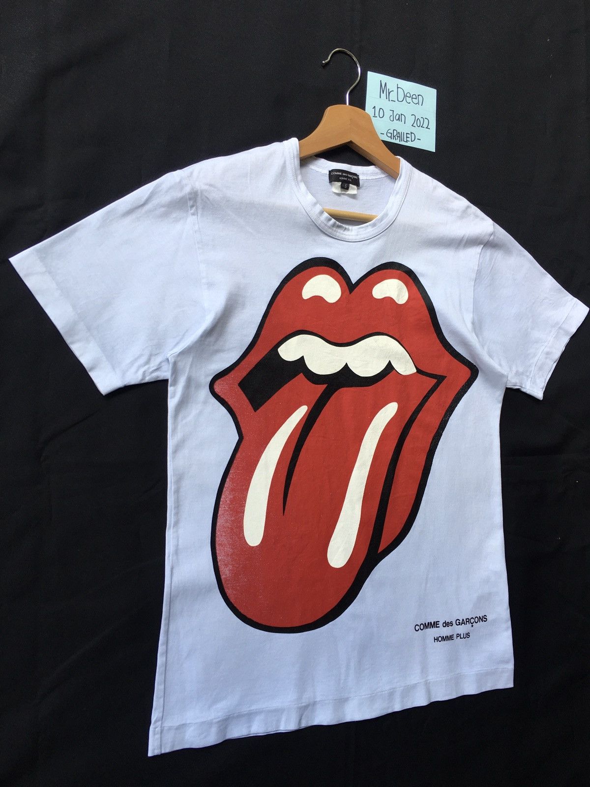 Comme des Garcons Rare Comme Des Garcons Homme Plus x Rolling Stones Tee Size US S / EU 44-46 / 1 - 5 Thumbnail